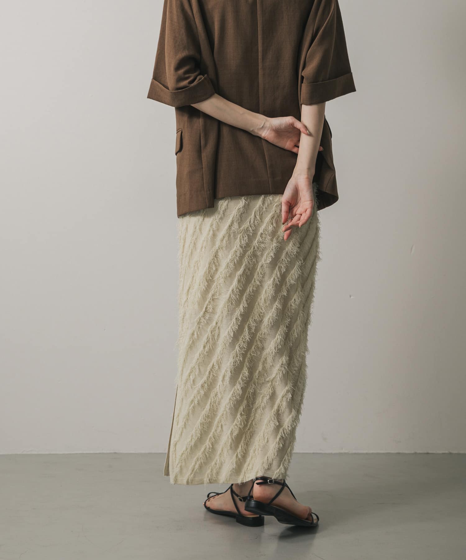 身長：169cm サイズ：one