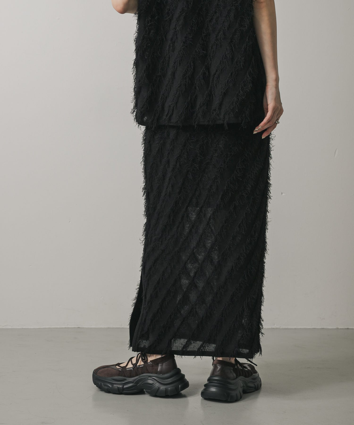 身長：169cm サイズ：one