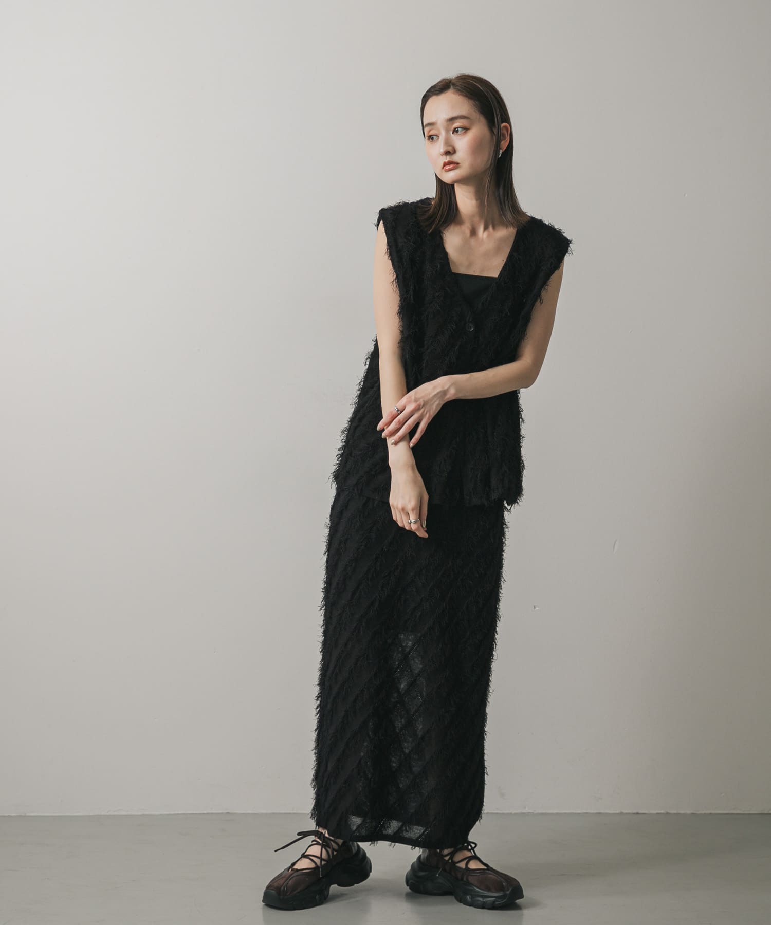 身長：169cm サイズ：one