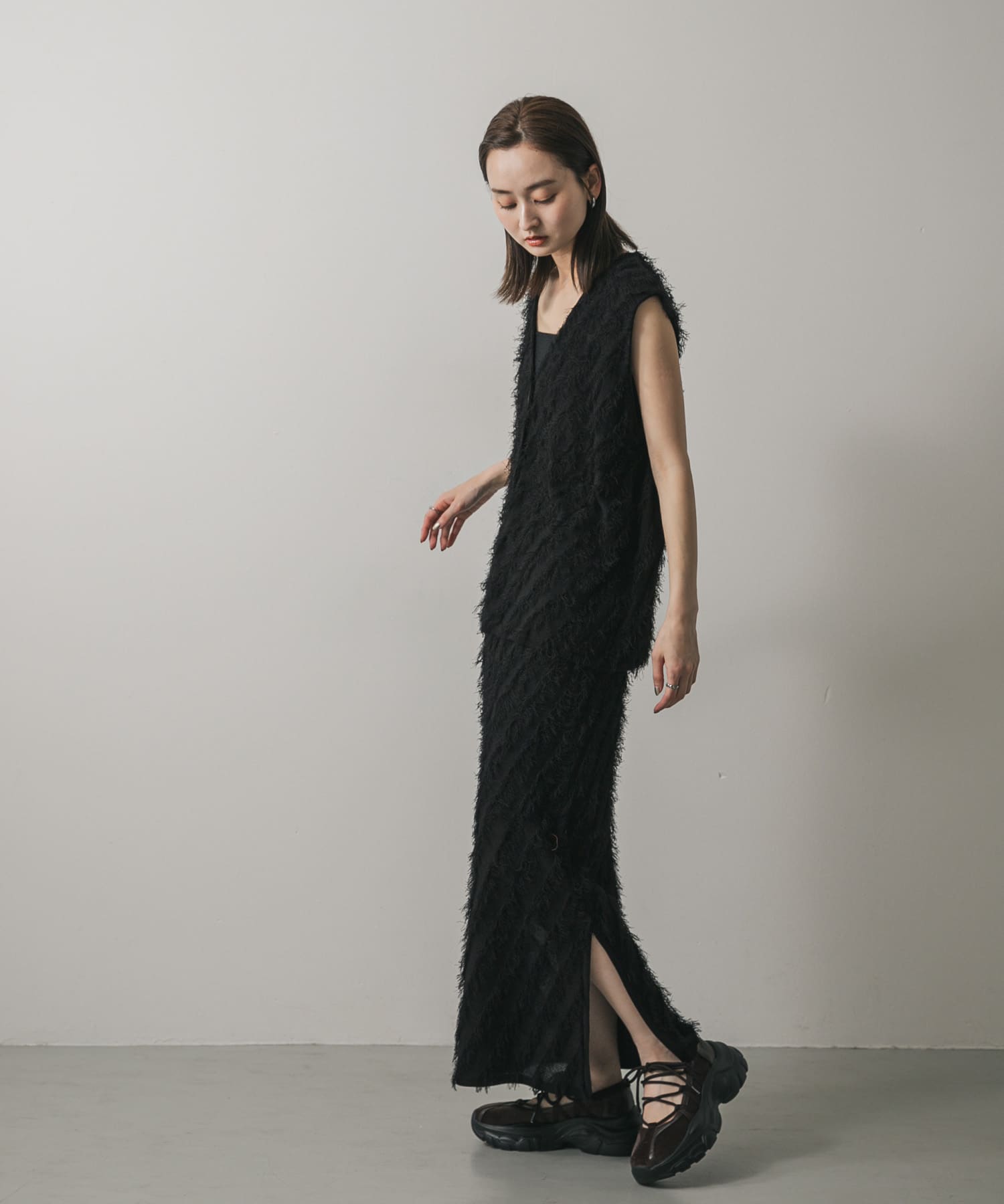 身長：169cm サイズ：one