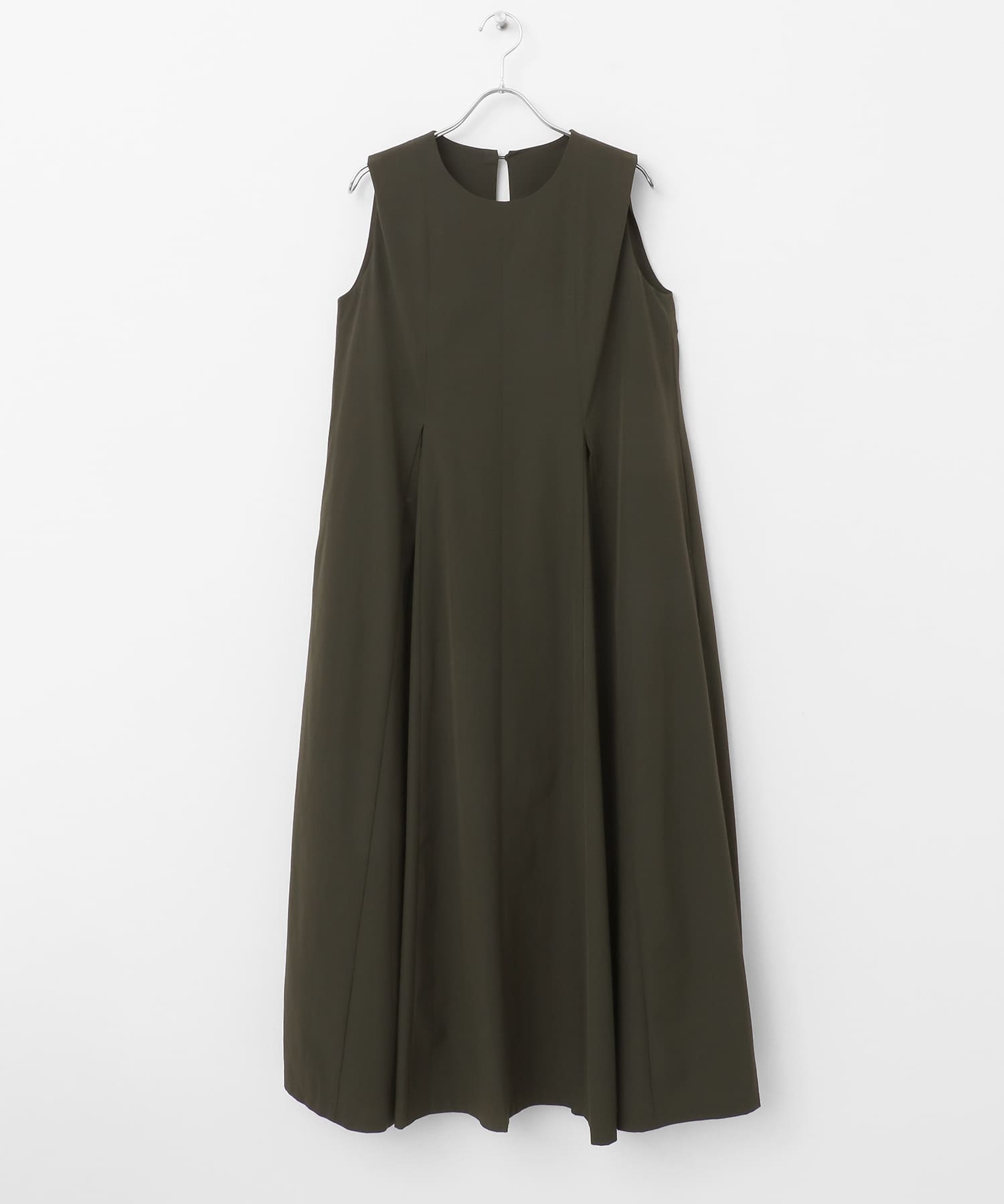 4WAYストレッチテントラインワンピース KHAKI COMPACT