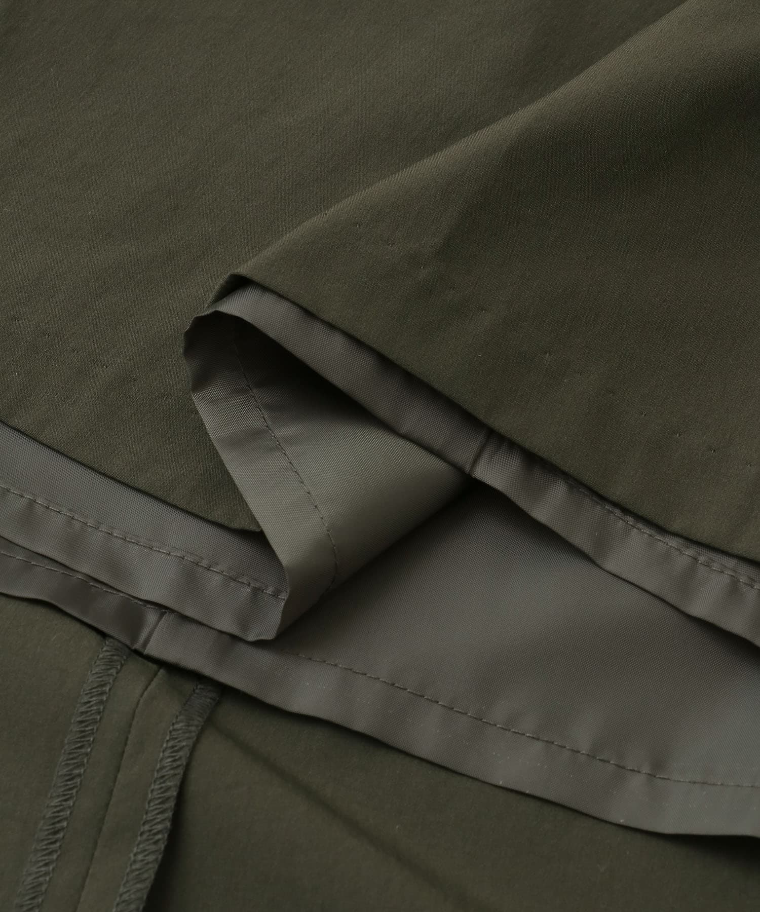 4WAYストレッチテントラインワンピース KHAKI COMPACT