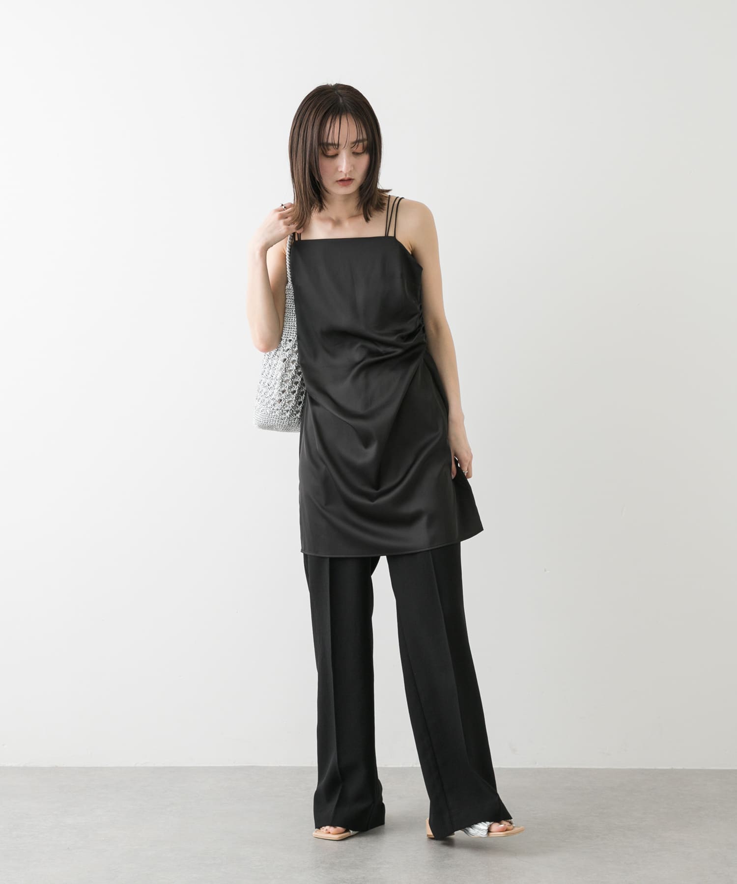 身長：169cm サイズ：one