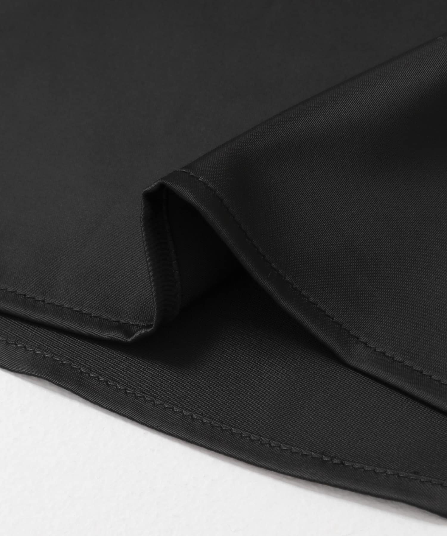 サテンタックミニキャミワンピース BLACK one