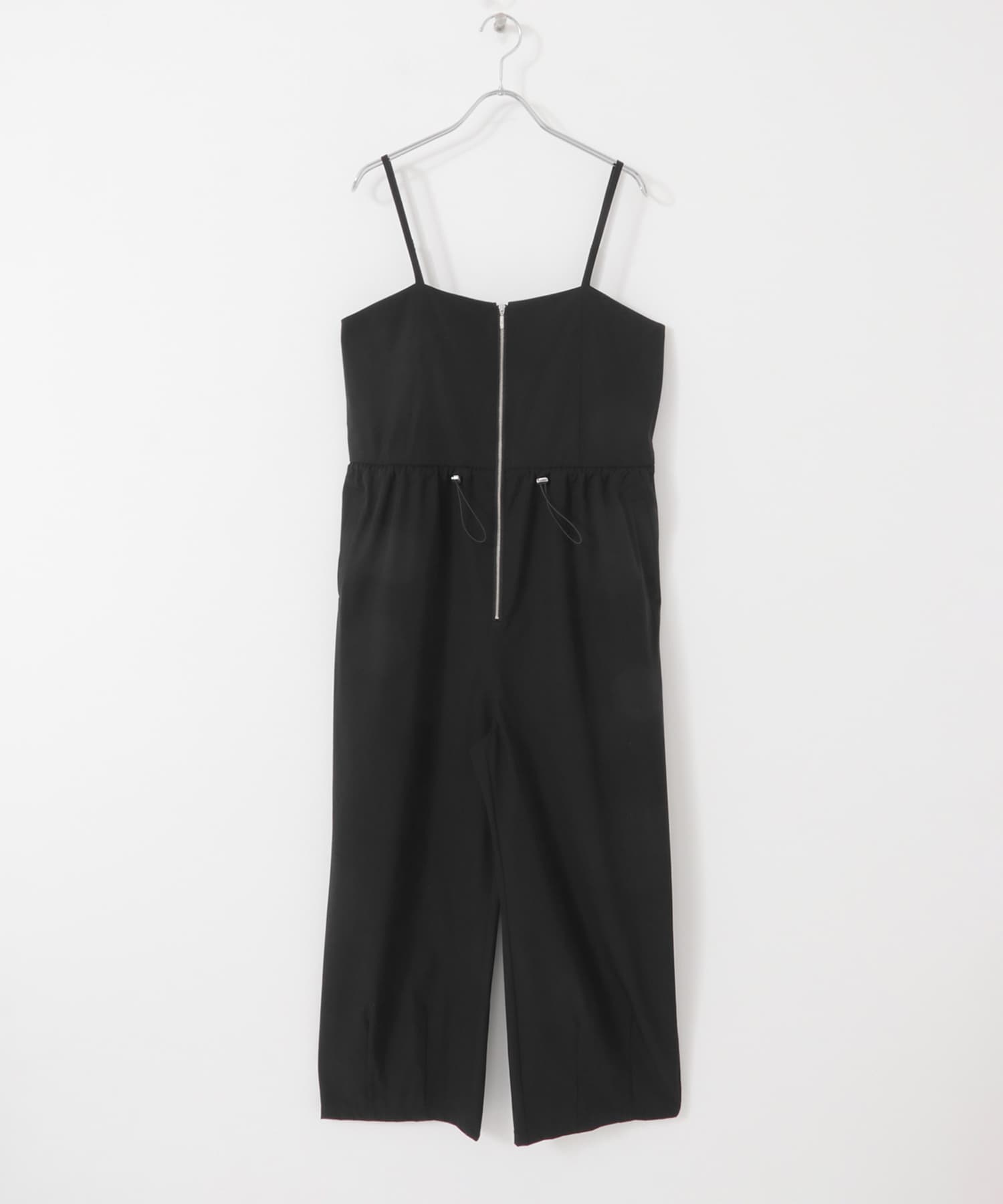 撥水UVカットウエストドローオールインワン BLACK S