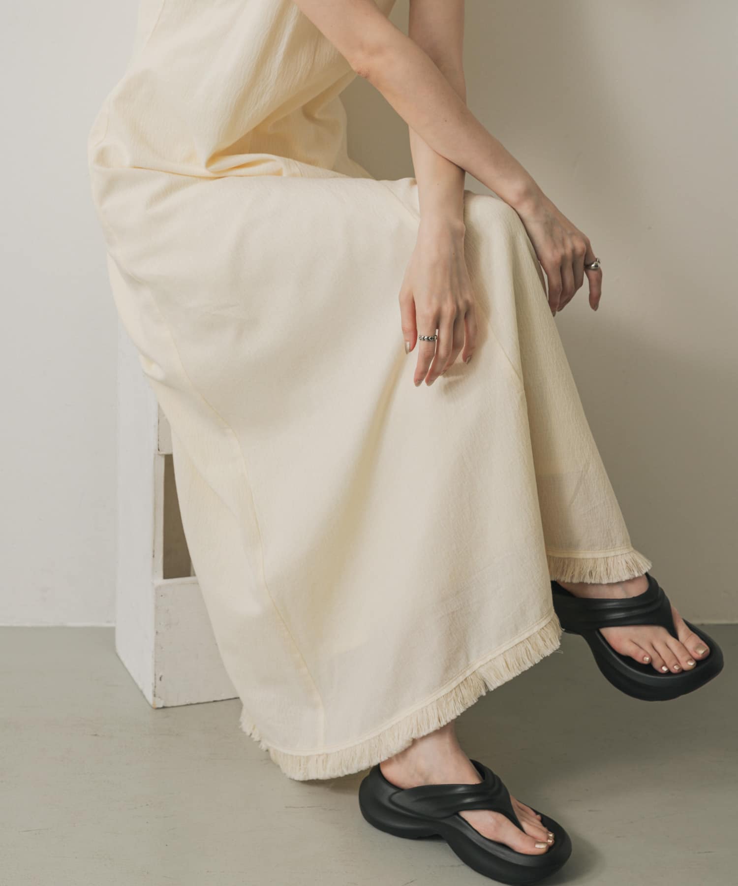 身長：169cm サイズ：one