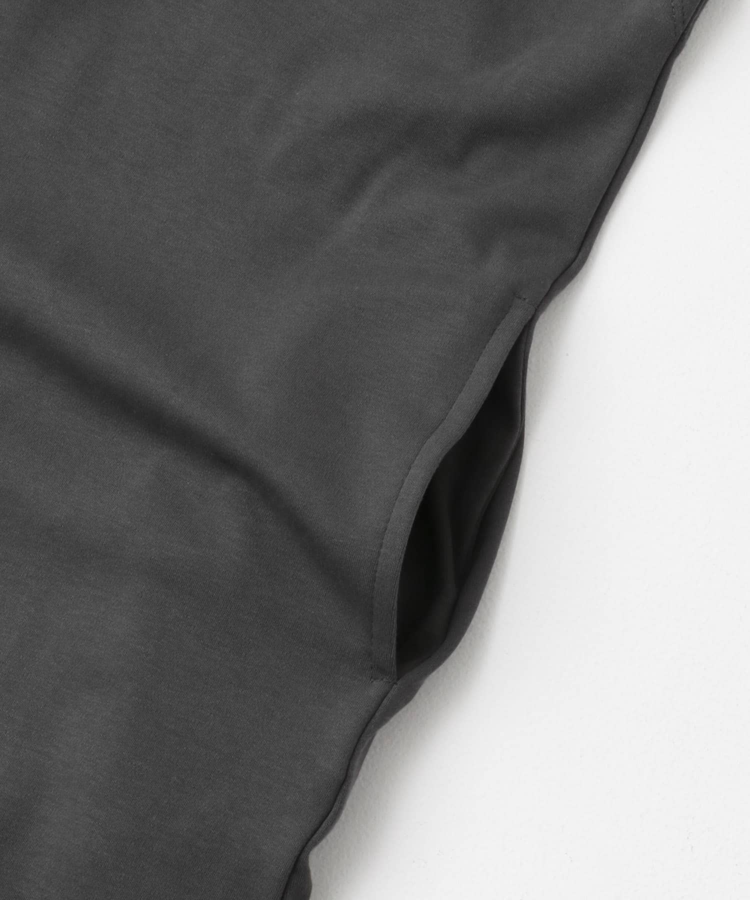 カットポロシャツワンピース CHARCOAL COMPACT