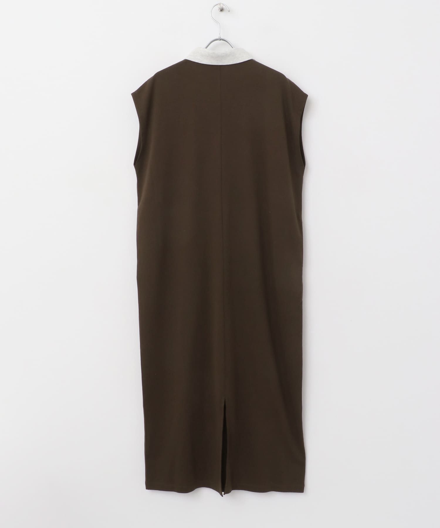 カットポロシャツワンピース BROWN COMPACT