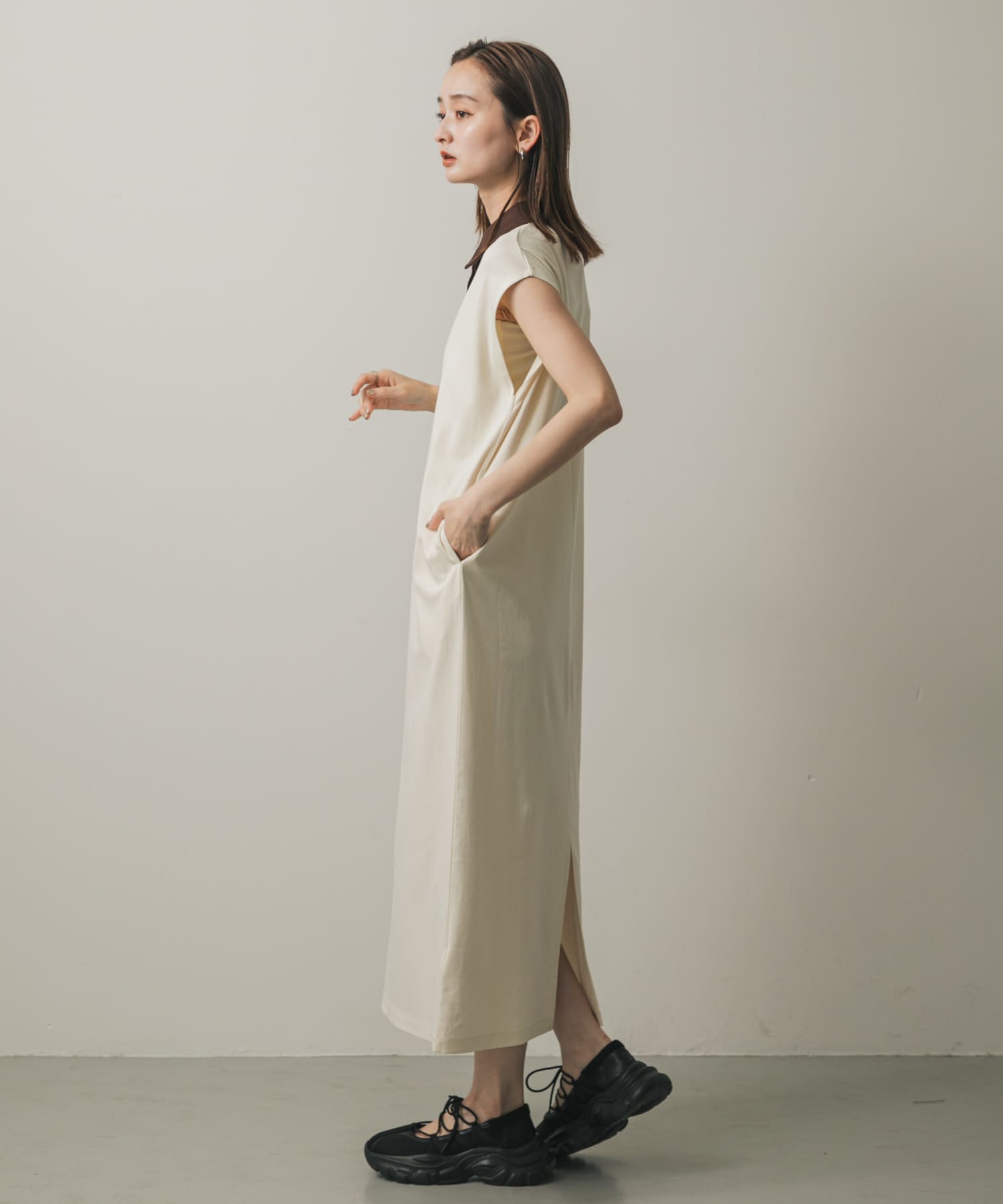 身長：169cm サイズ：one