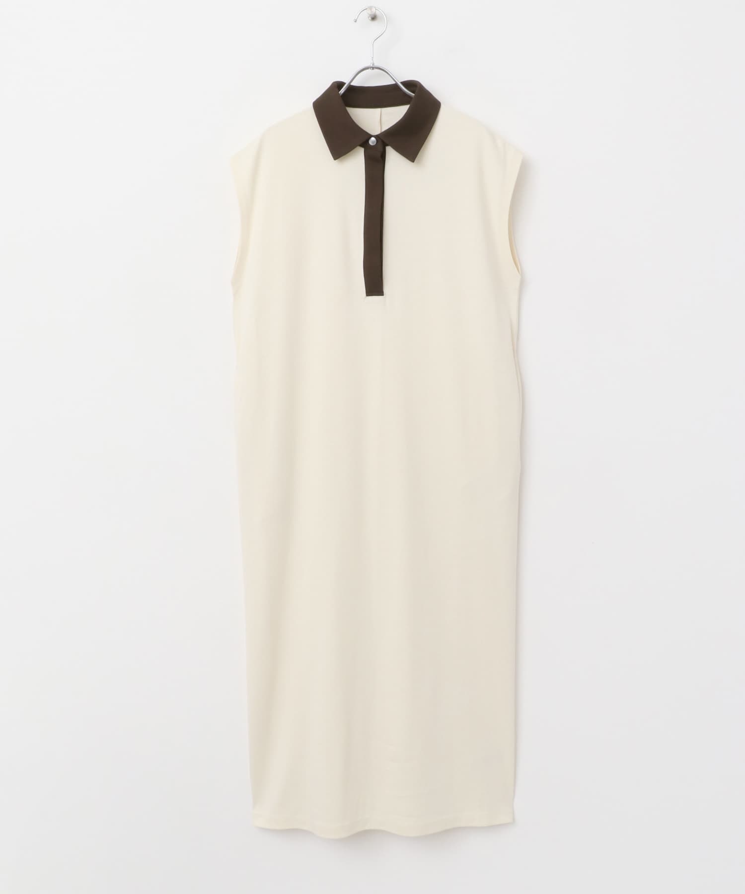カットポロシャツワンピース IVORY COMPACT