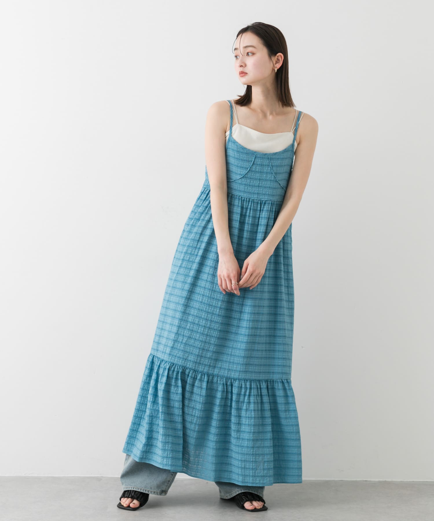 身長：169cm サイズ：one