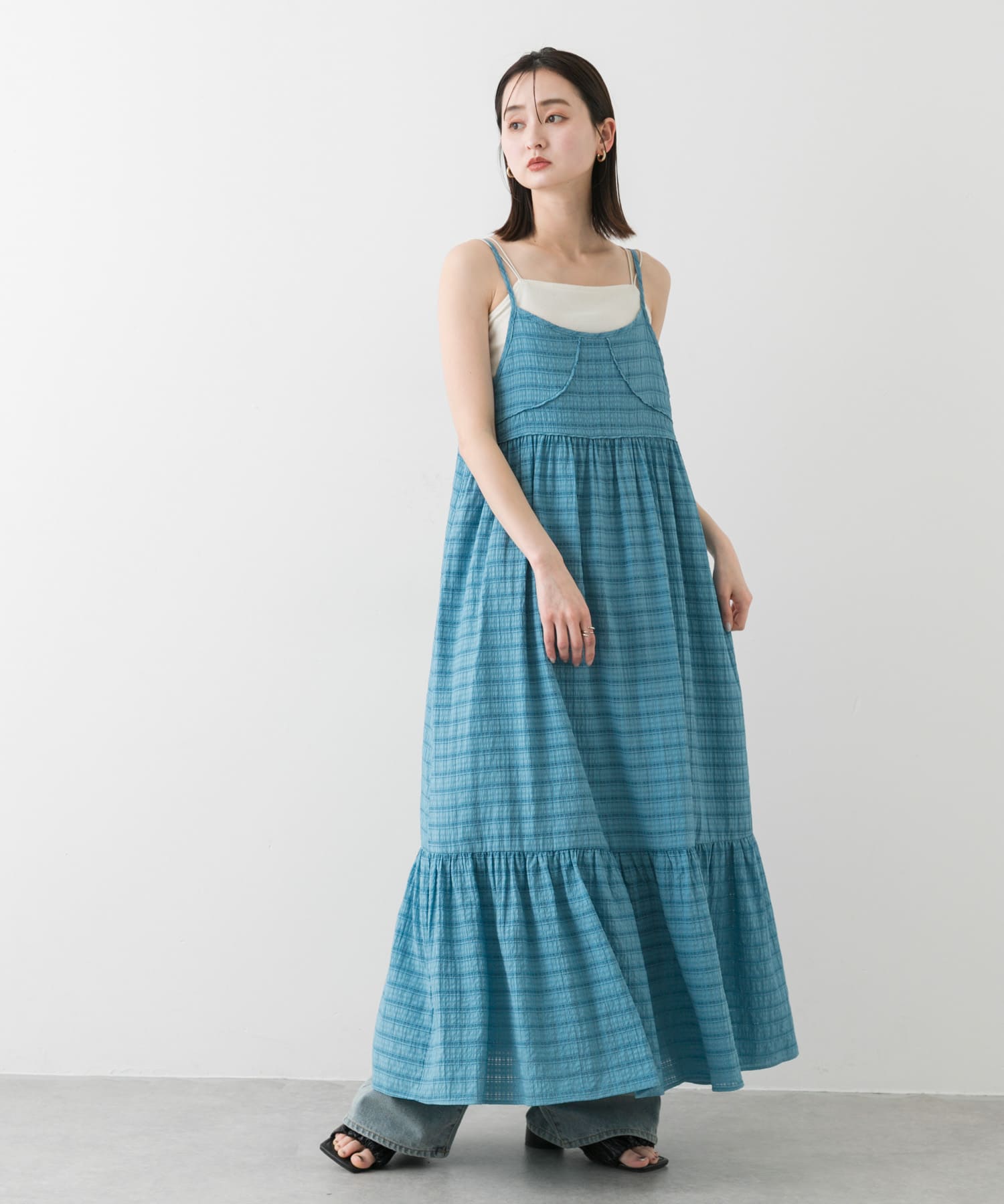 身長：169cm サイズ：one