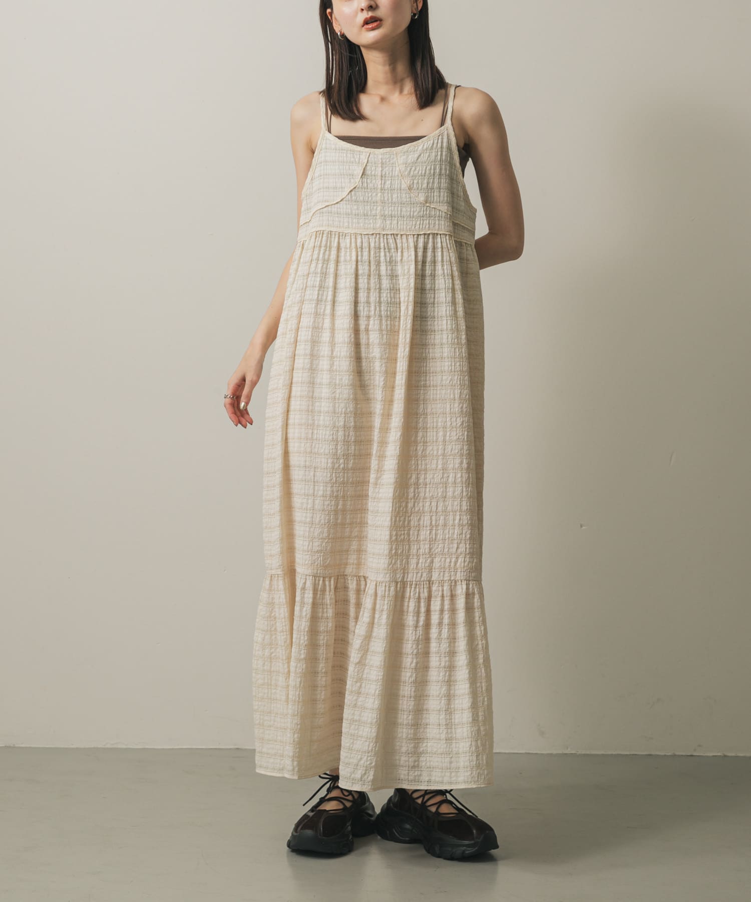 身長：169cm サイズ：one