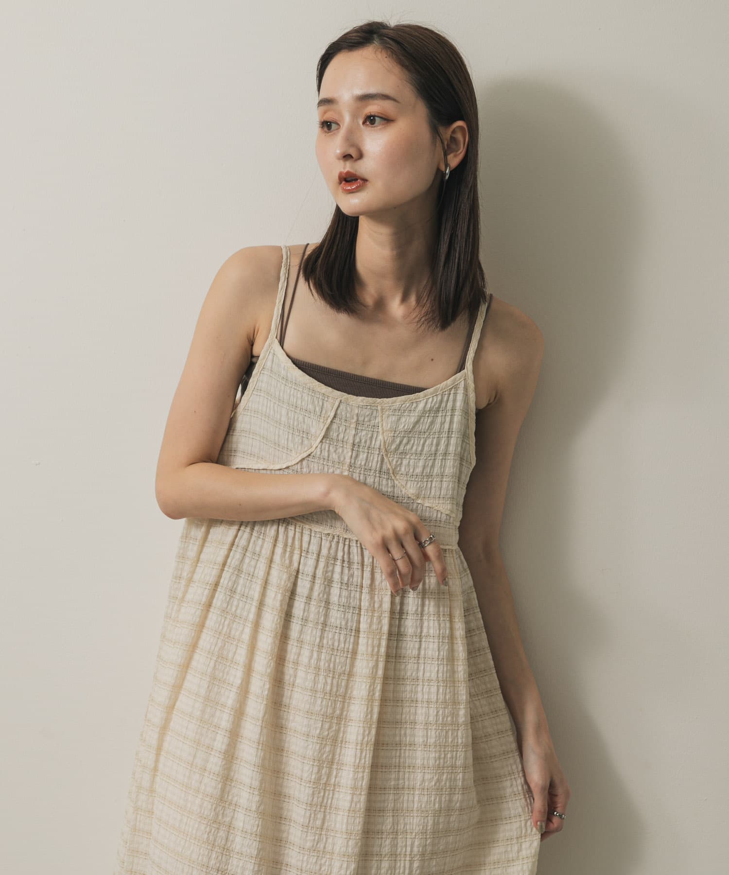 身長：169cm サイズ：one