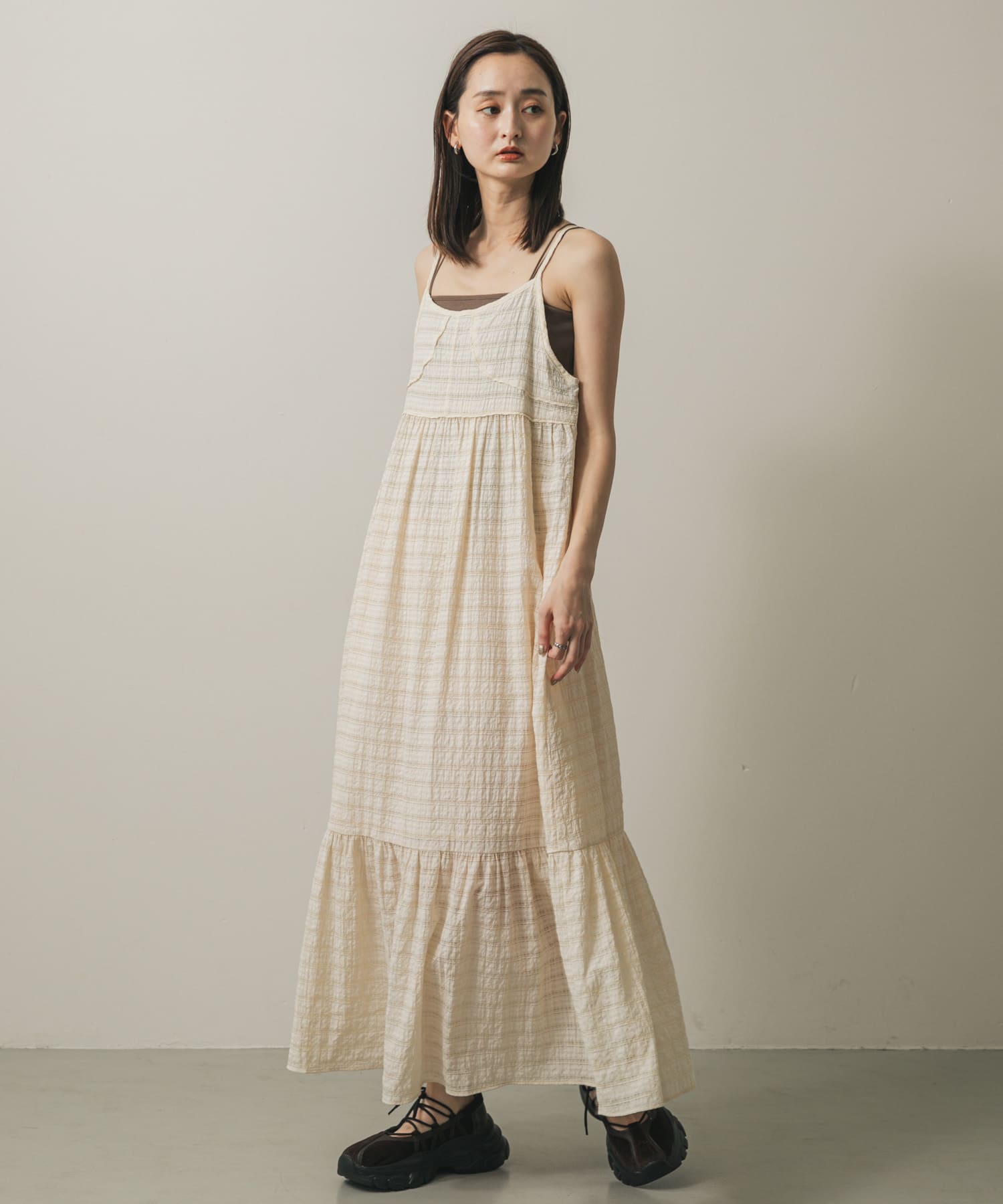 身長：169cm サイズ：one