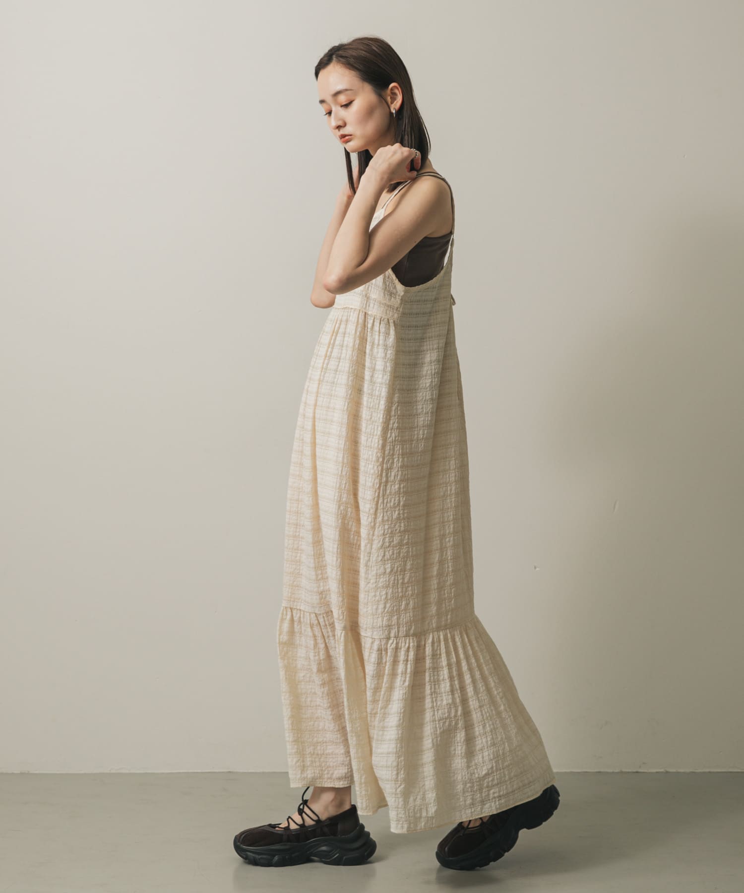 身長：169cm サイズ：one