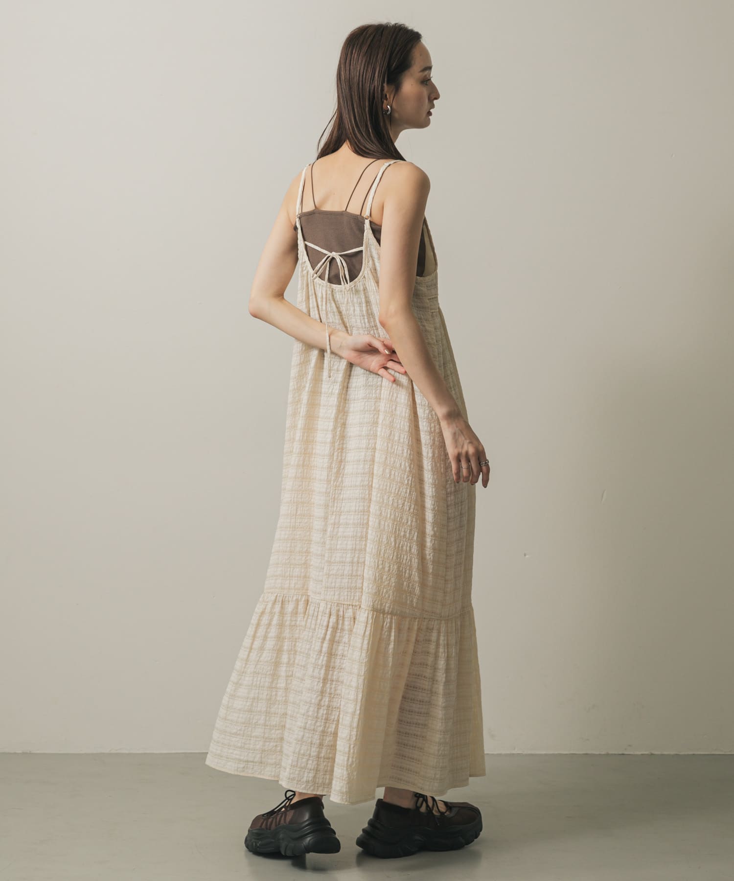 身長：169cm サイズ：one