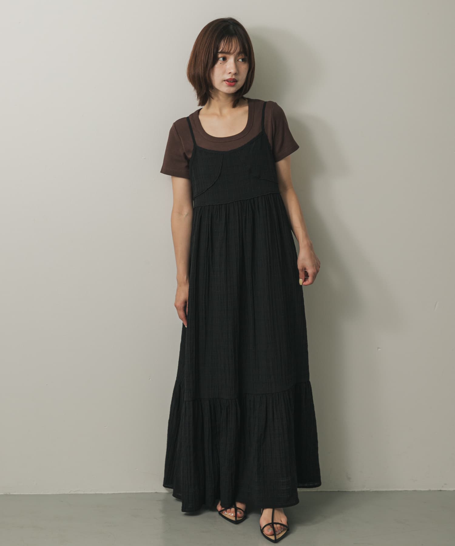 身長：158cm サイズ：one