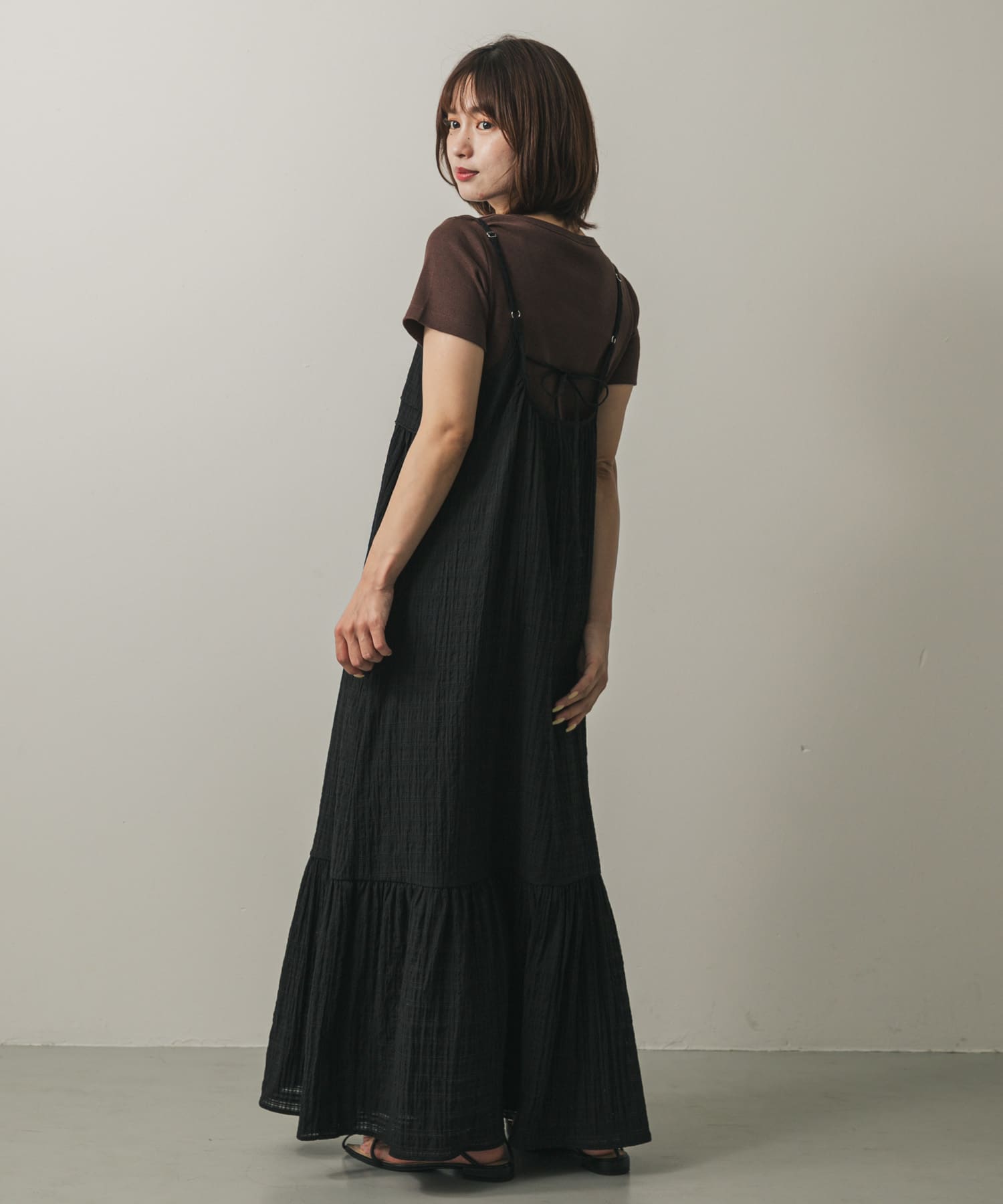 身長：158cm サイズ：one