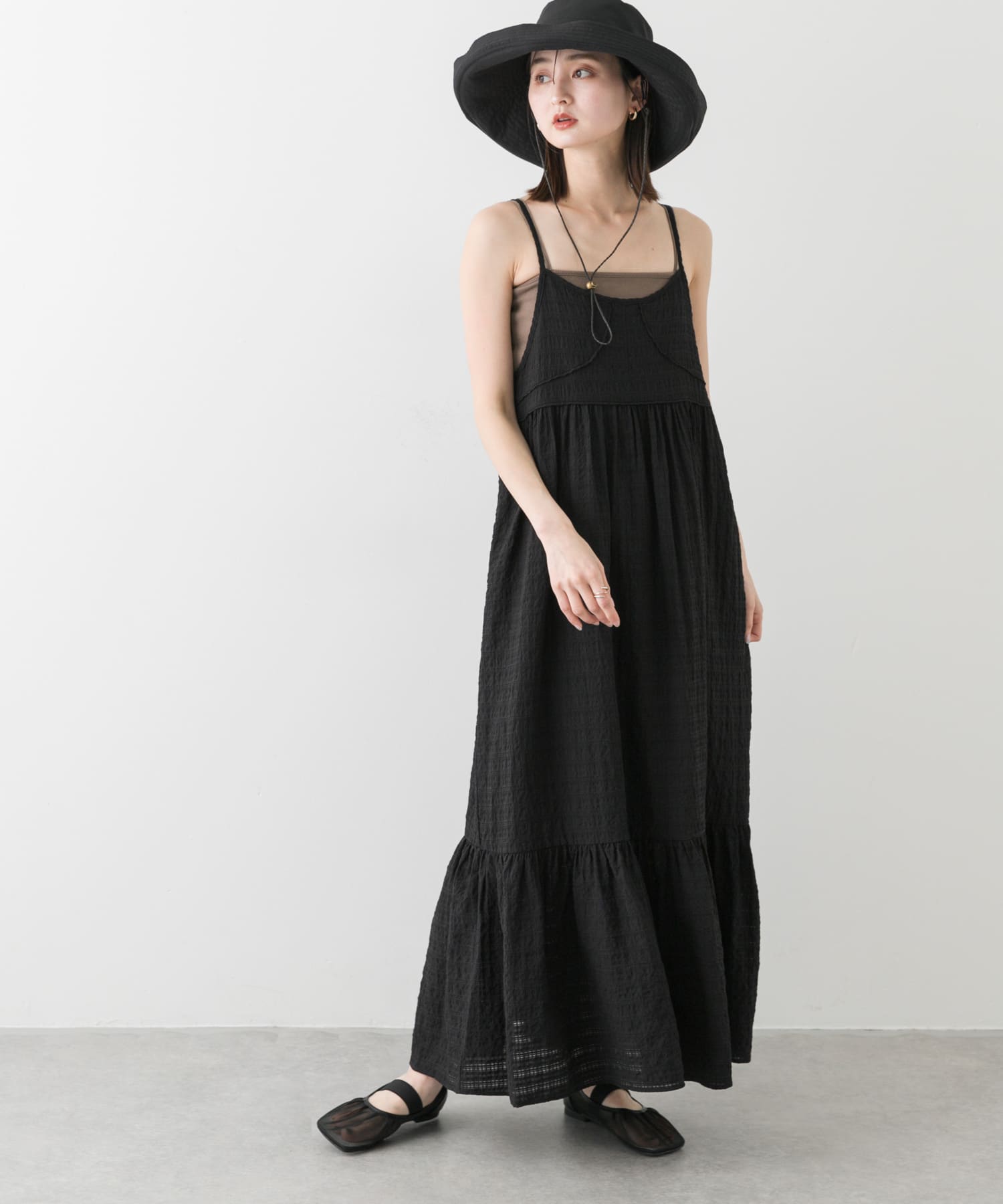 身長：169cm サイズ：one