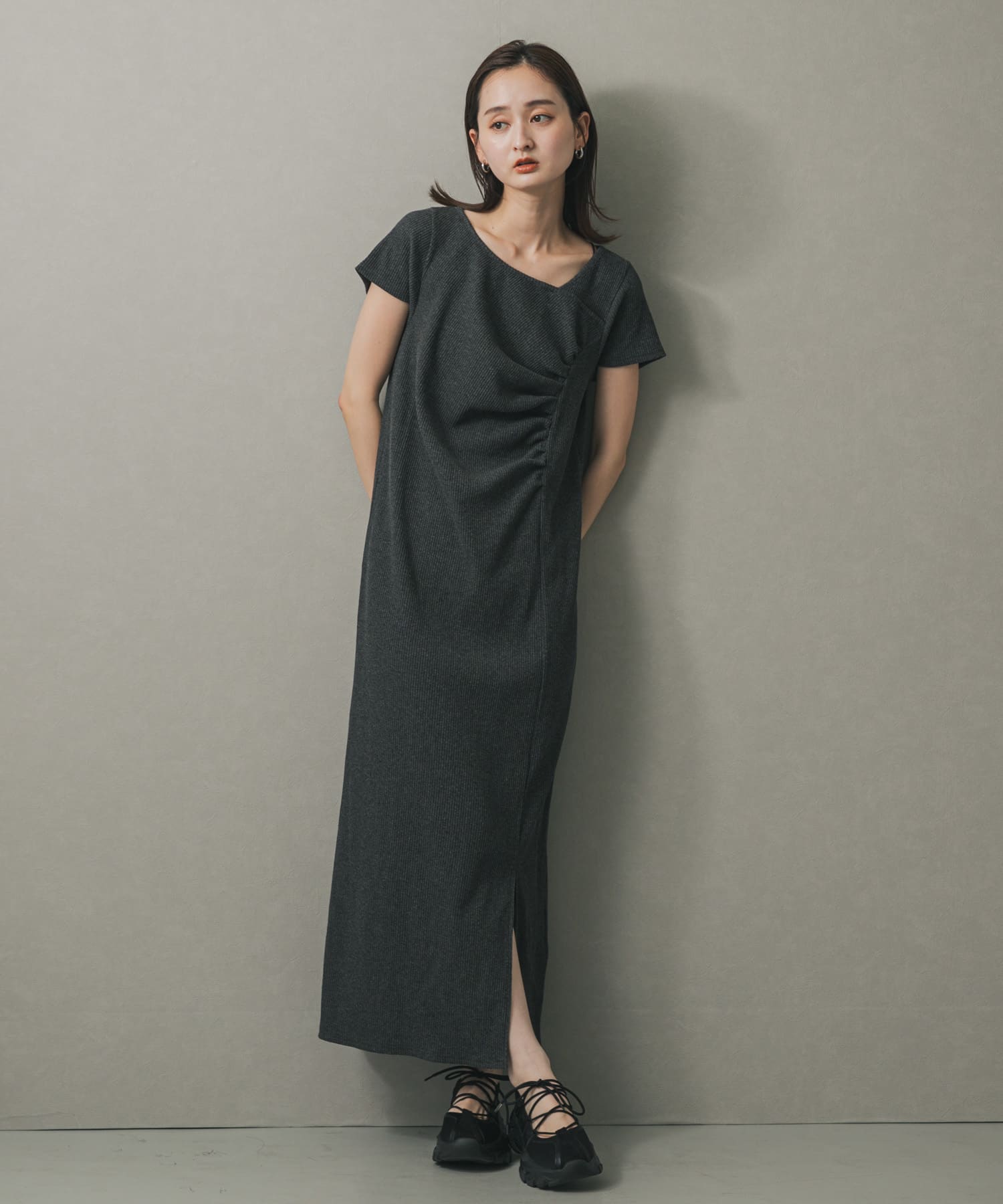 身長：169cm サイズ：one