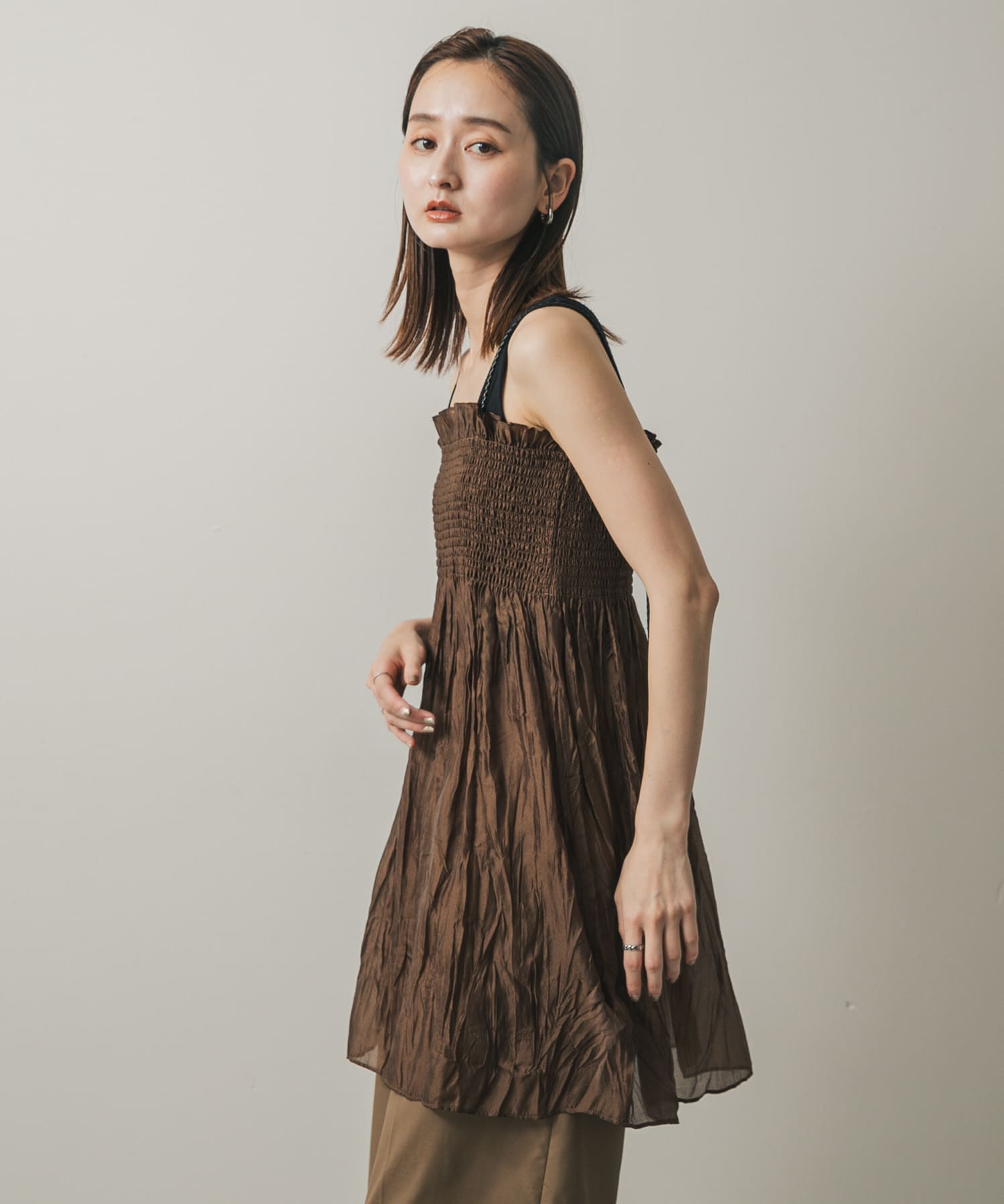 身長：169cm サイズ：one