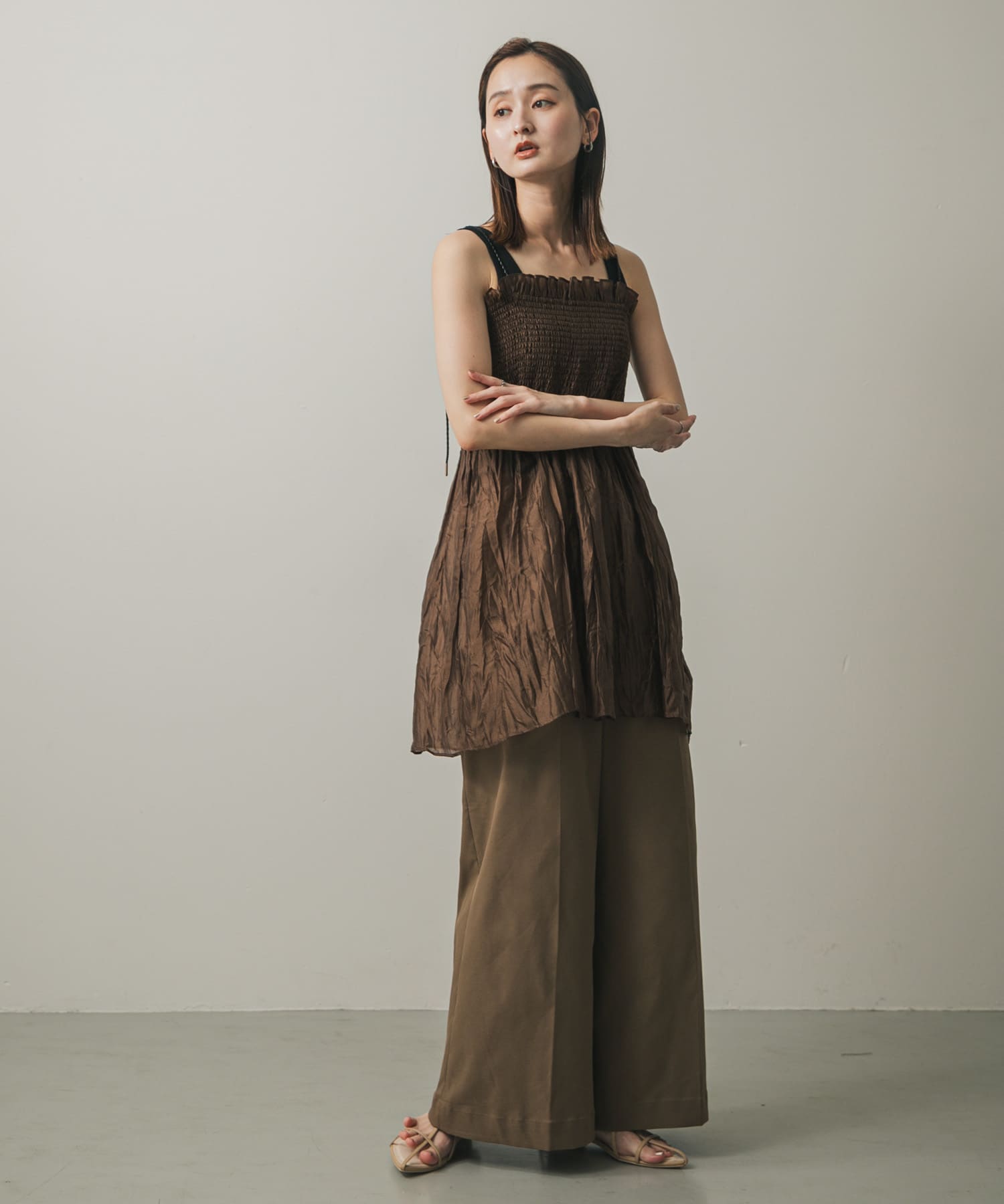 身長：169cm サイズ：one