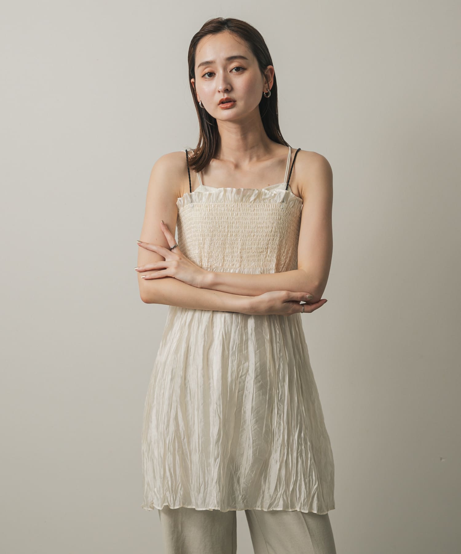 身長：169cm サイズ：one