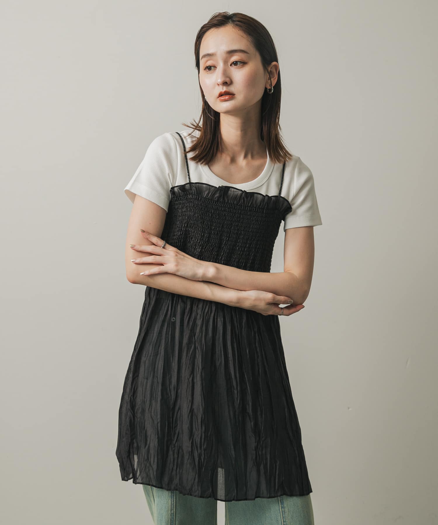 身長：169cm サイズ：one