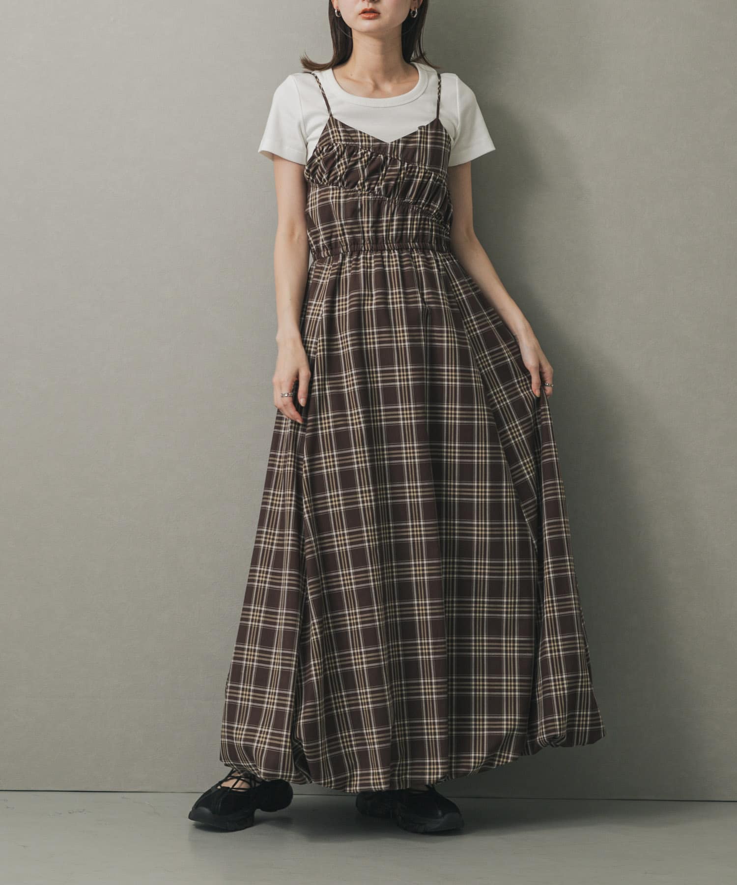 身長：169cm サイズ：one