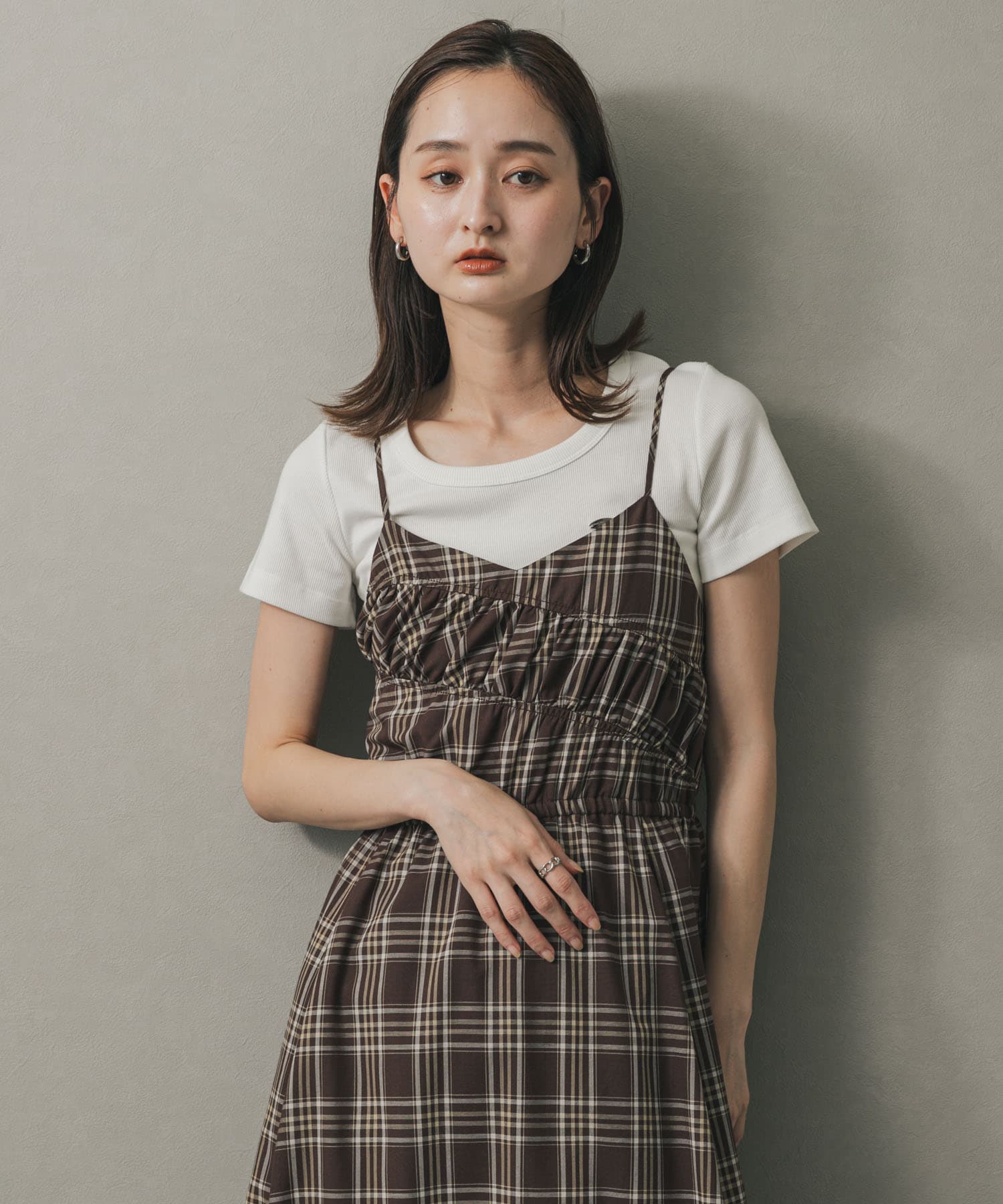 身長：169cm サイズ：one