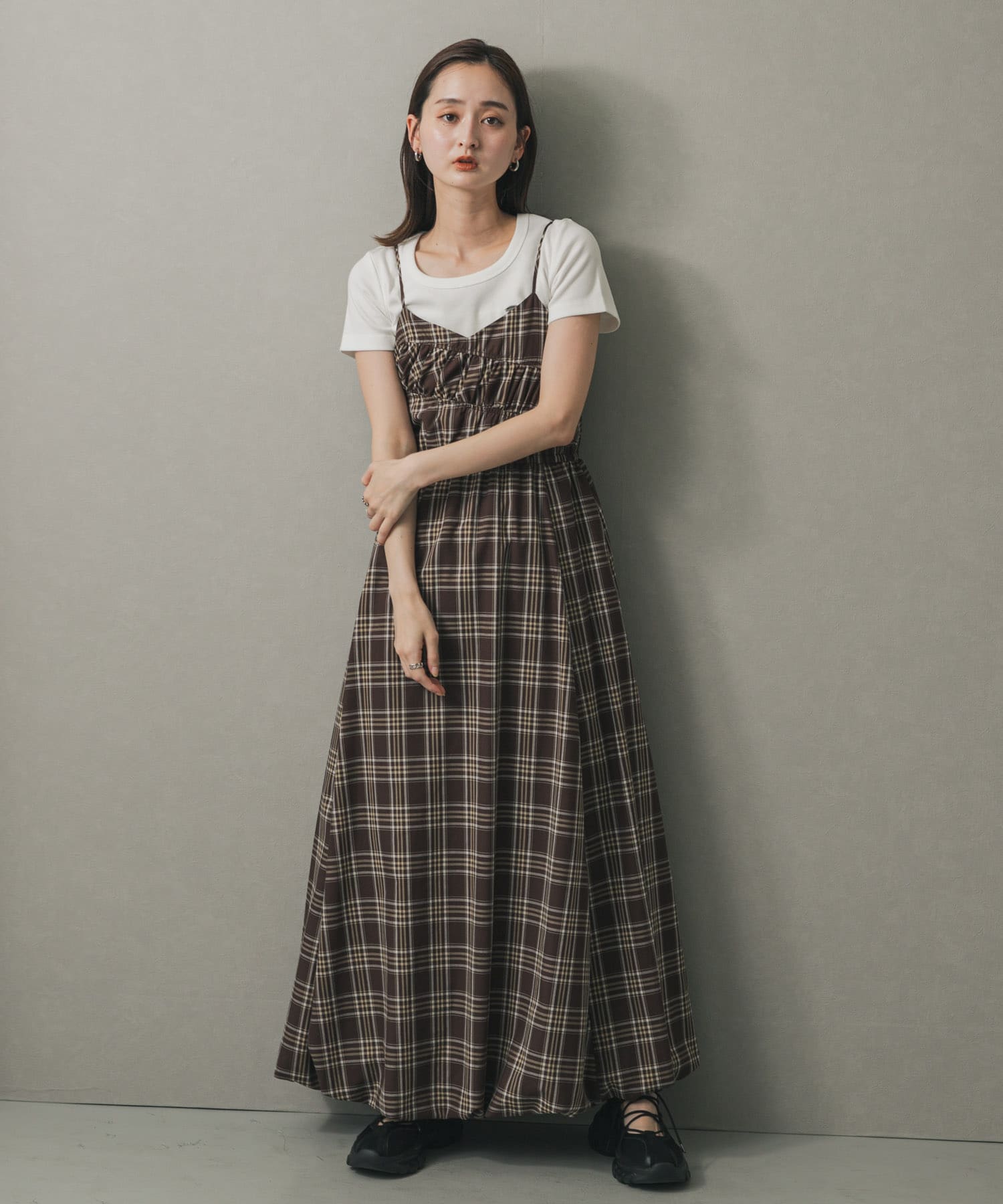 身長：169cm サイズ：one