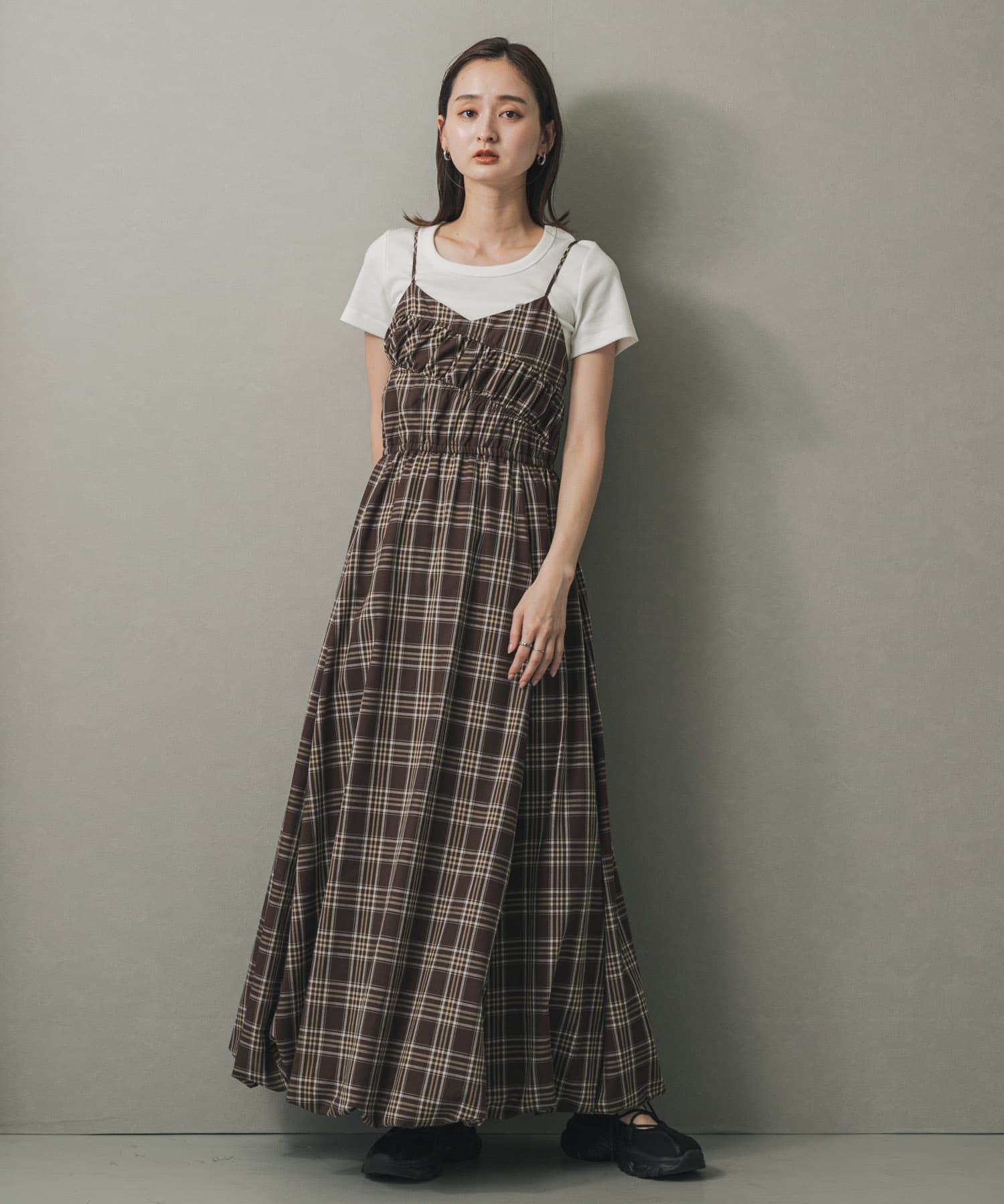 身長：169cm サイズ：one