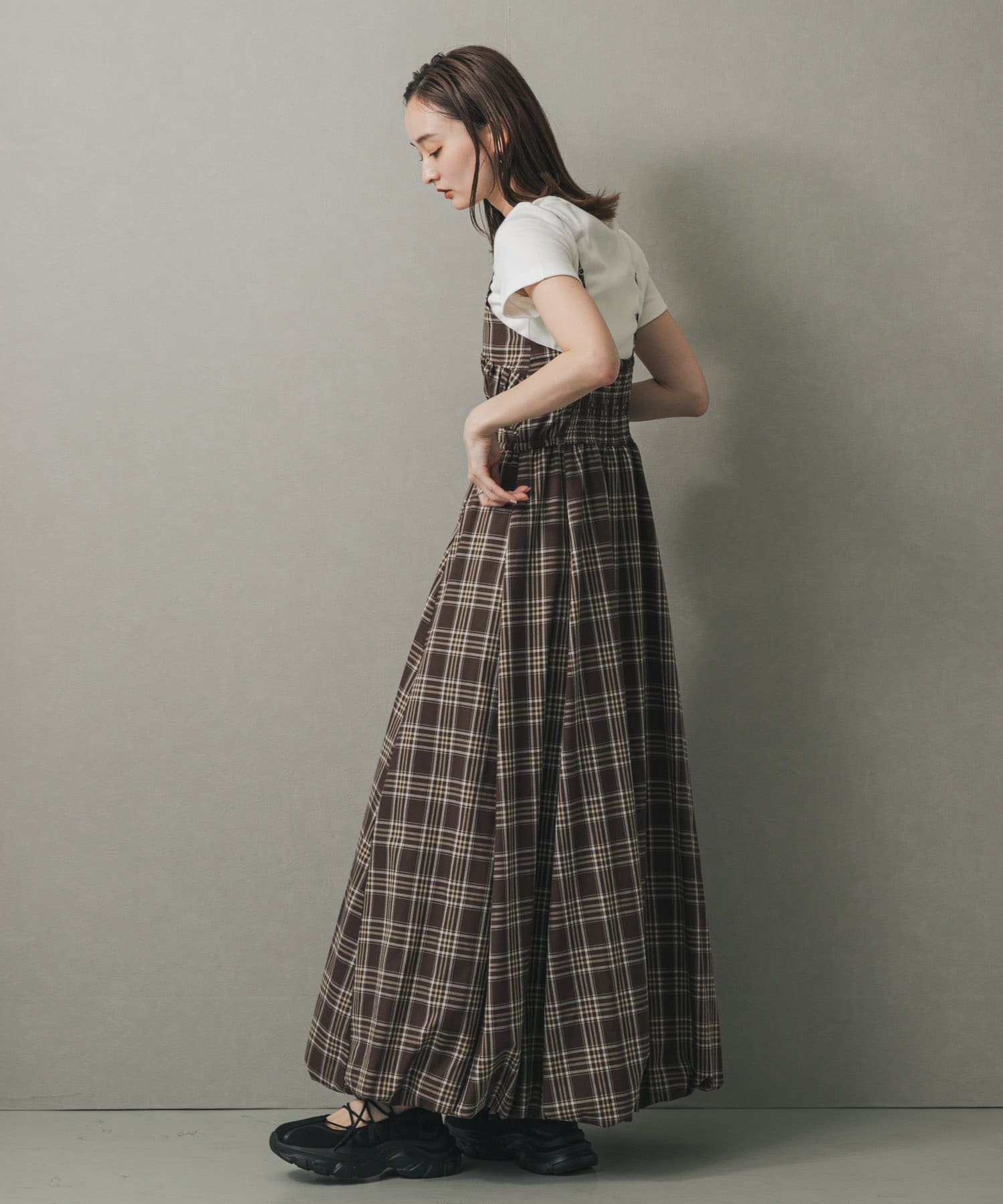 身長：169cm サイズ：one
