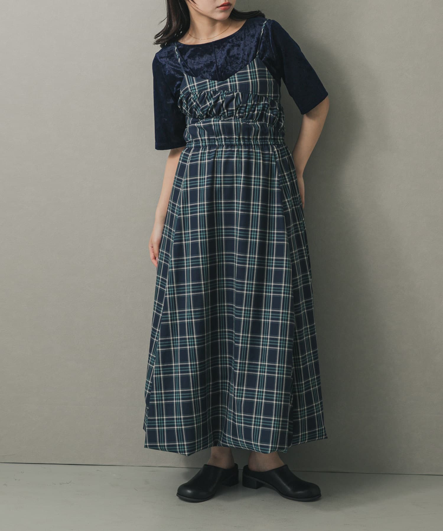 身長：158cm サイズ：one