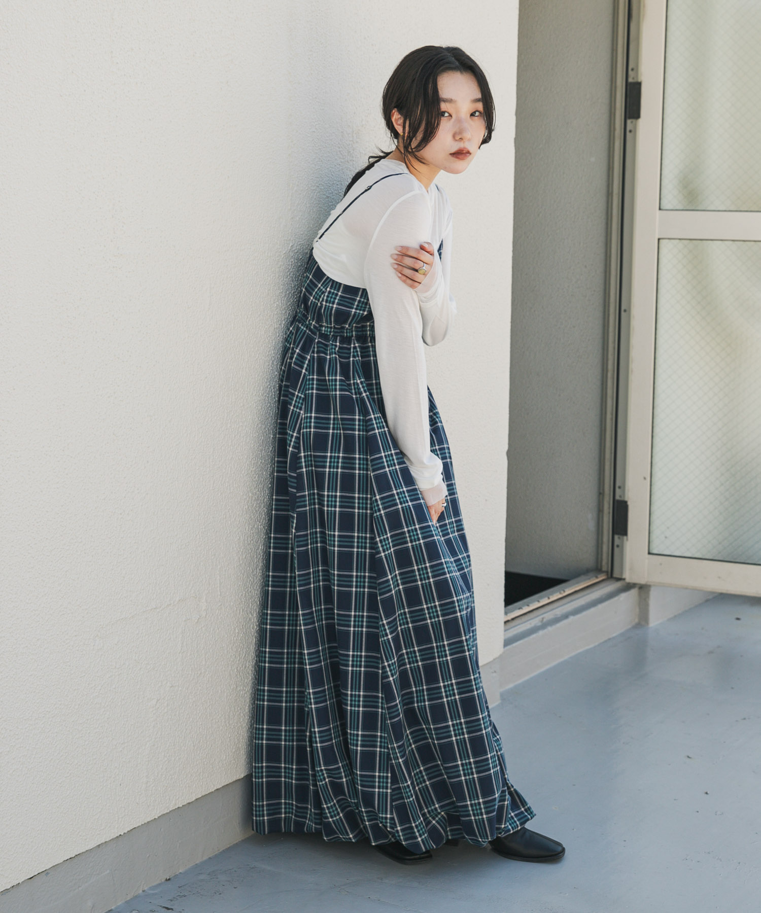 身長：158cm サイズ：one