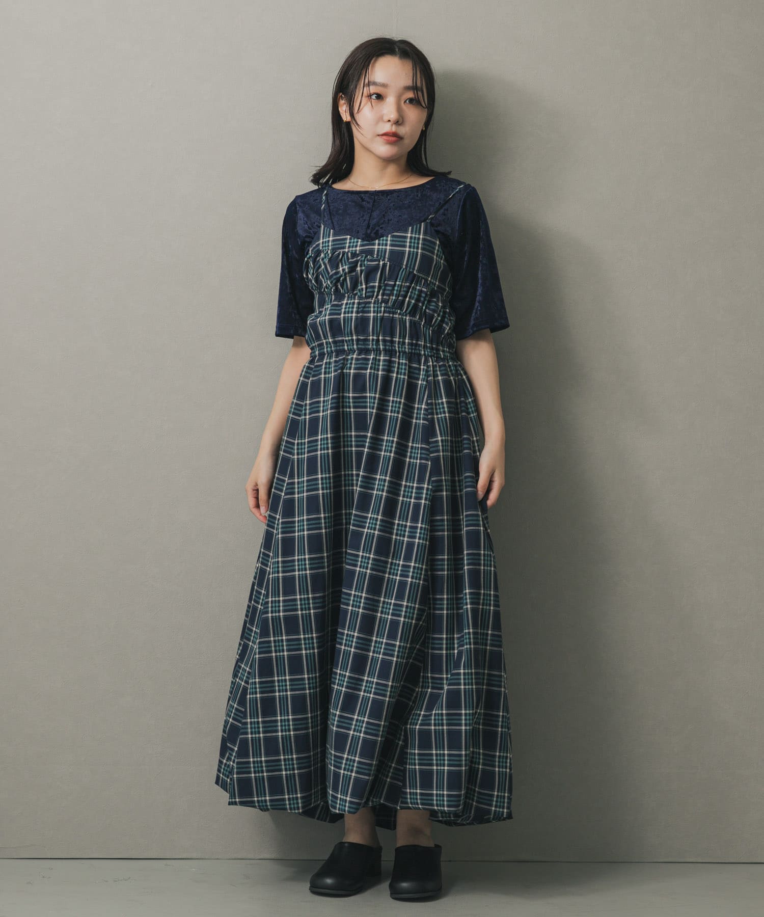 身長：158cm サイズ：one