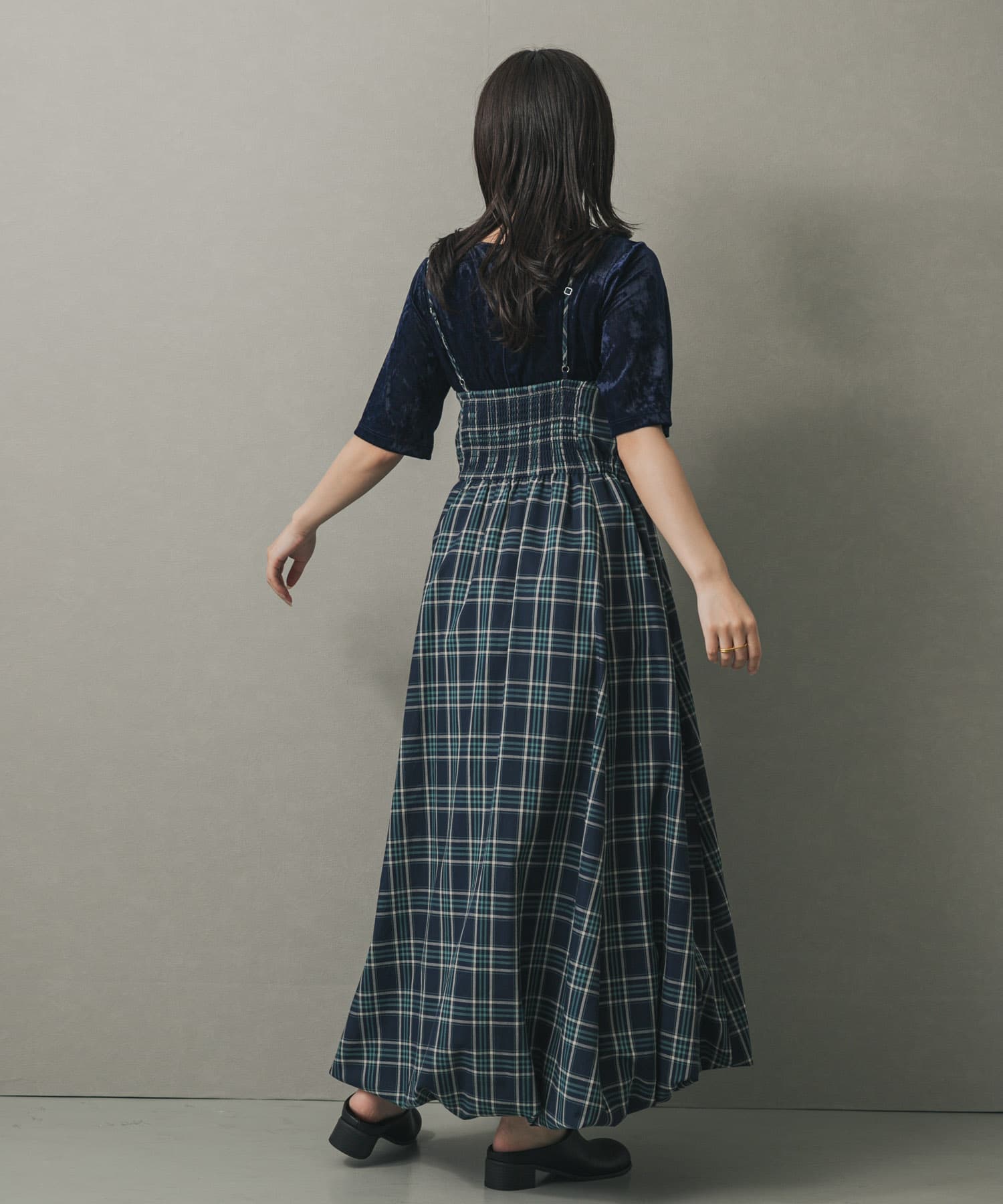 身長：158cm サイズ：one