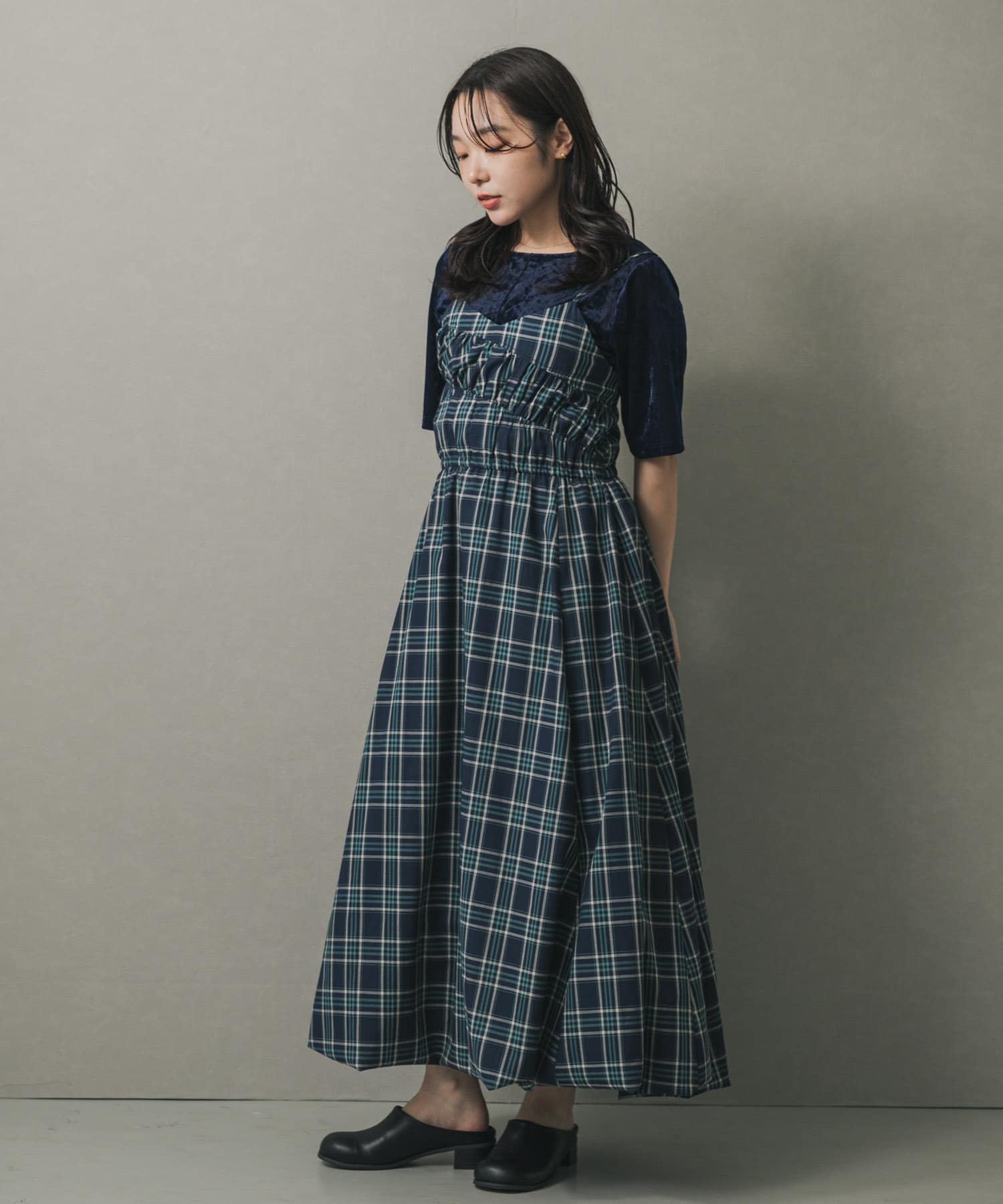 身長：158cm サイズ：one