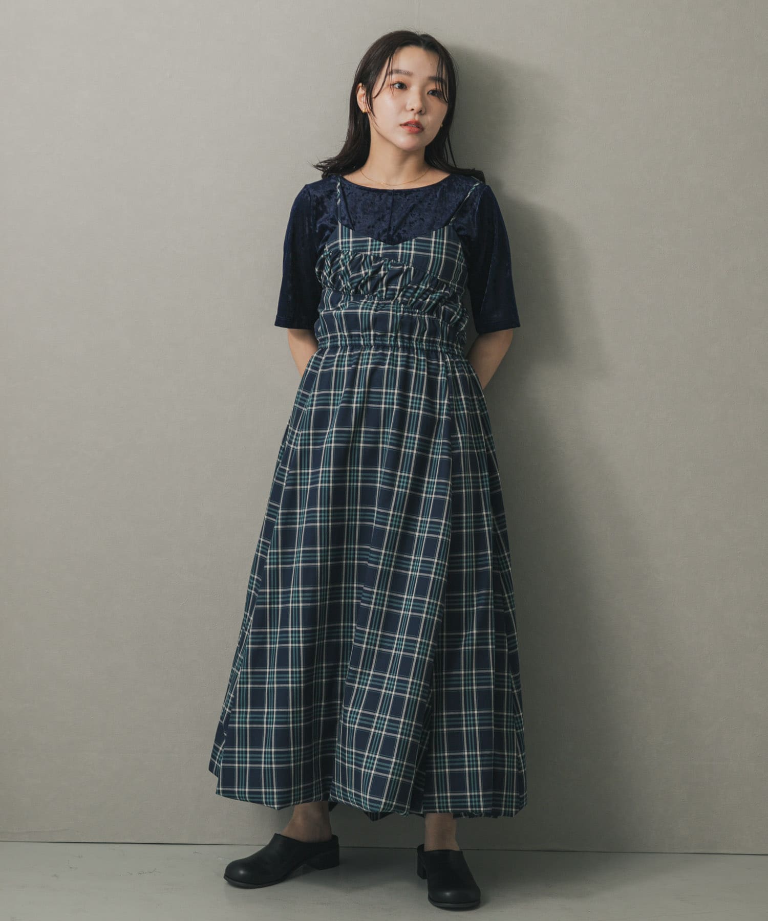 身長：158cm サイズ：one