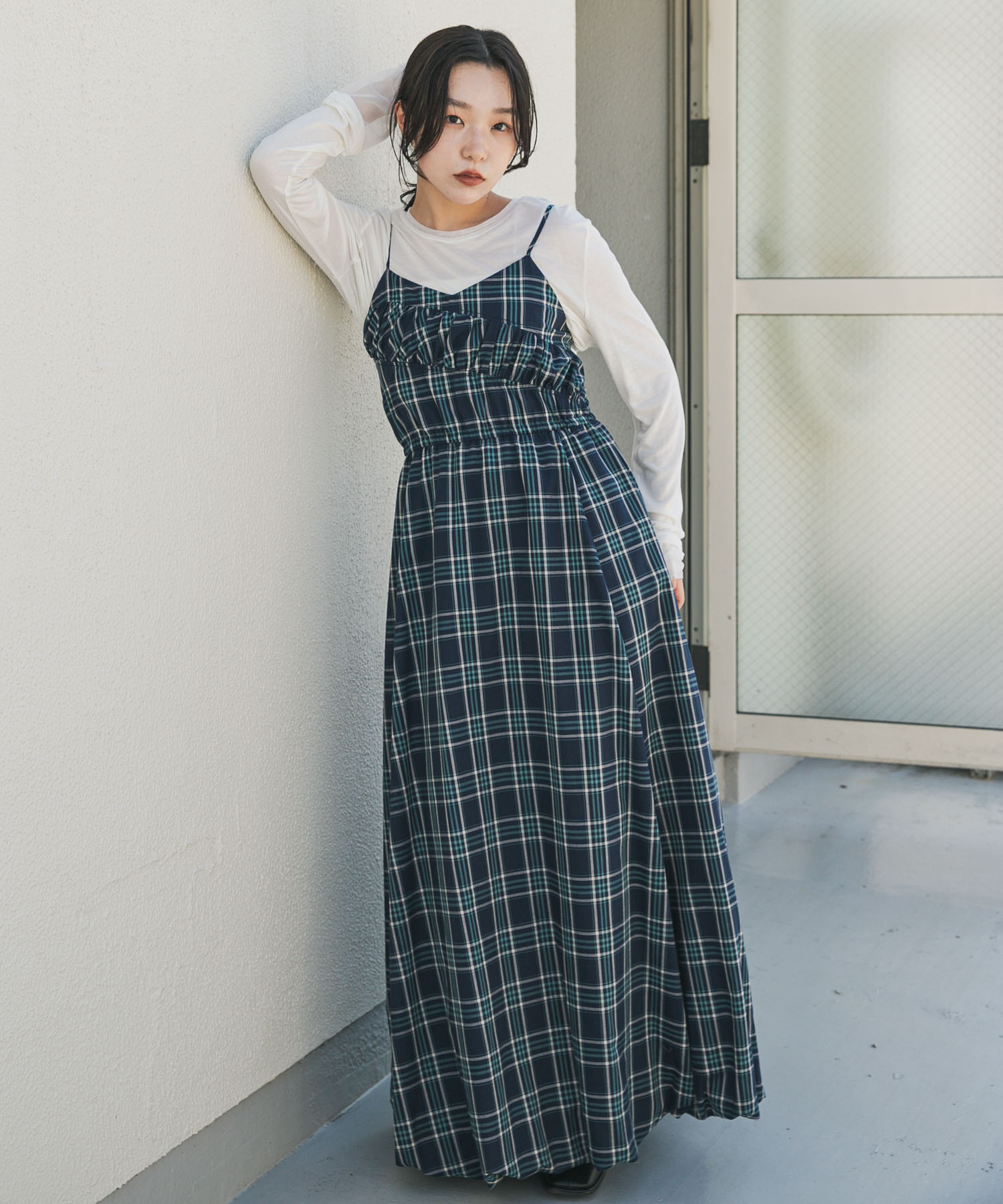 身長：158cm サイズ：one