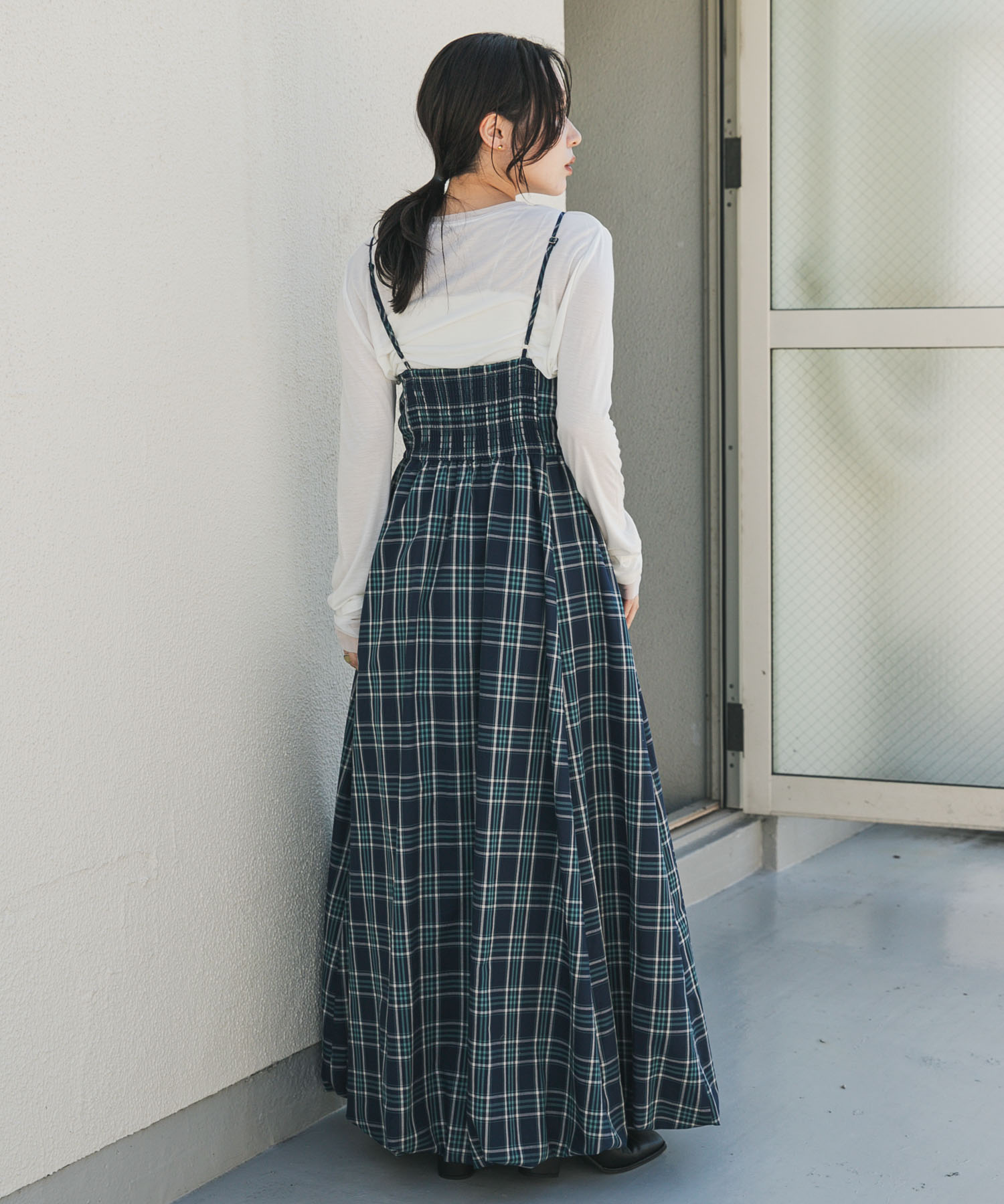身長：158cm サイズ：one