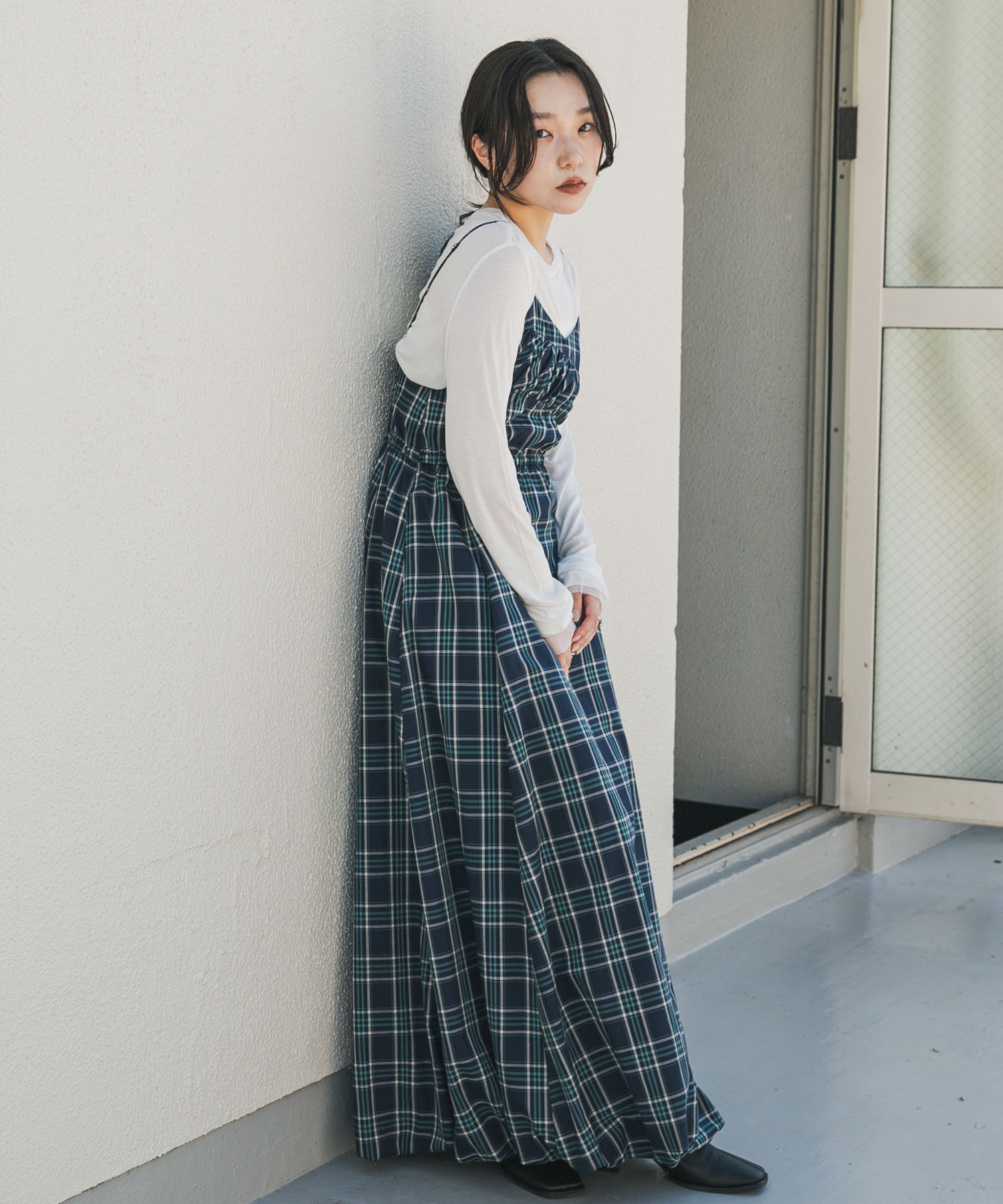 身長：158cm サイズ：one
