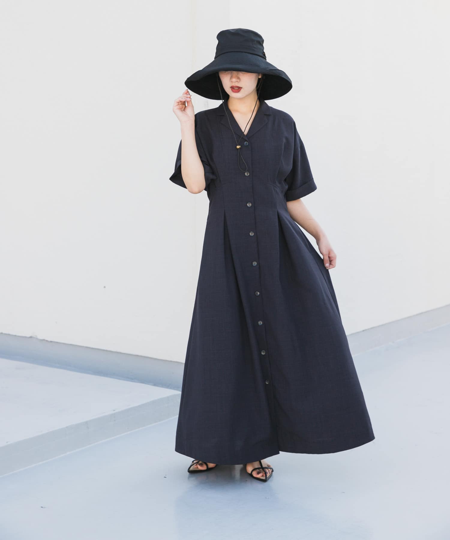 身長：158cm サイズ：one