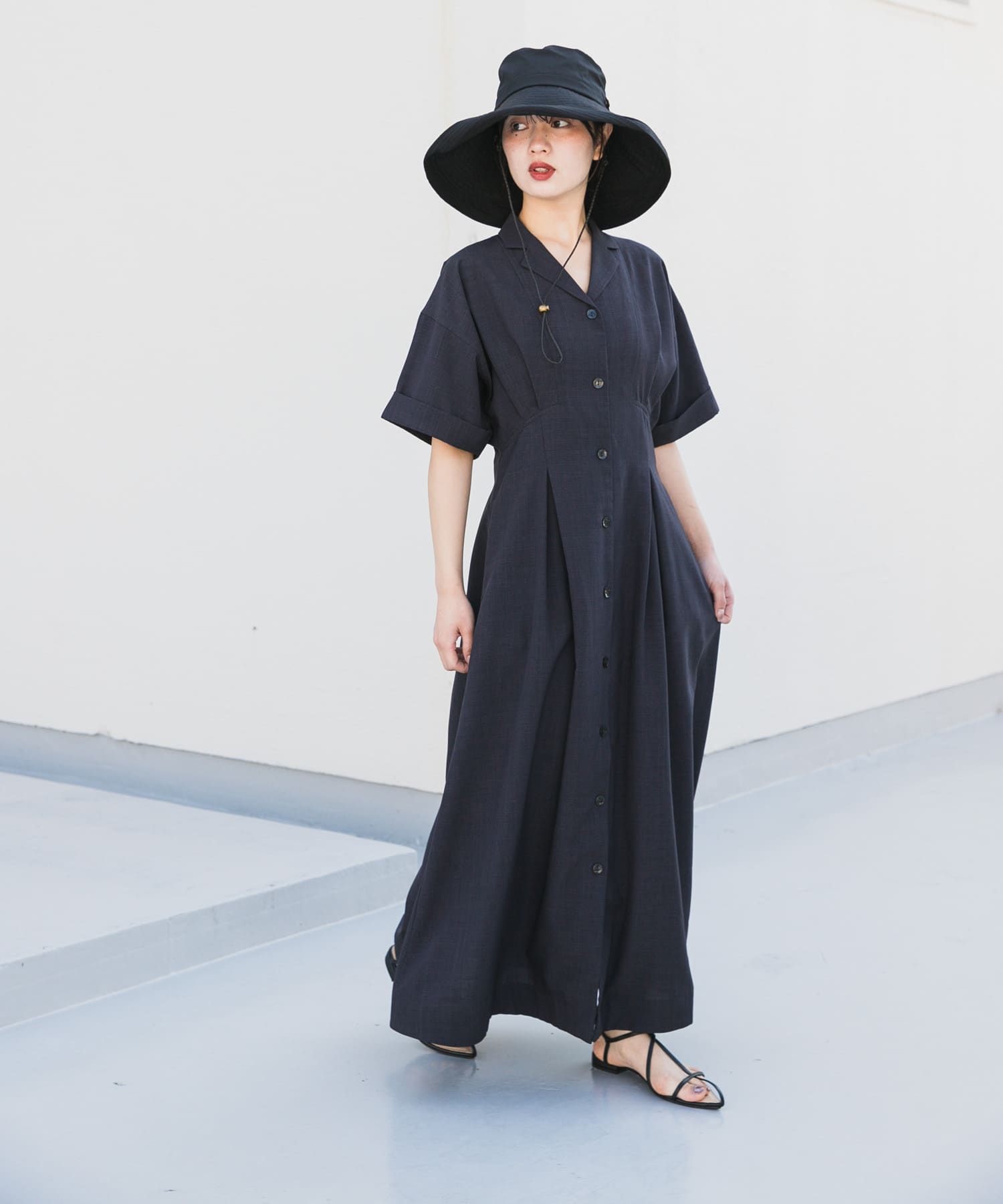 身長：158cm サイズ：one