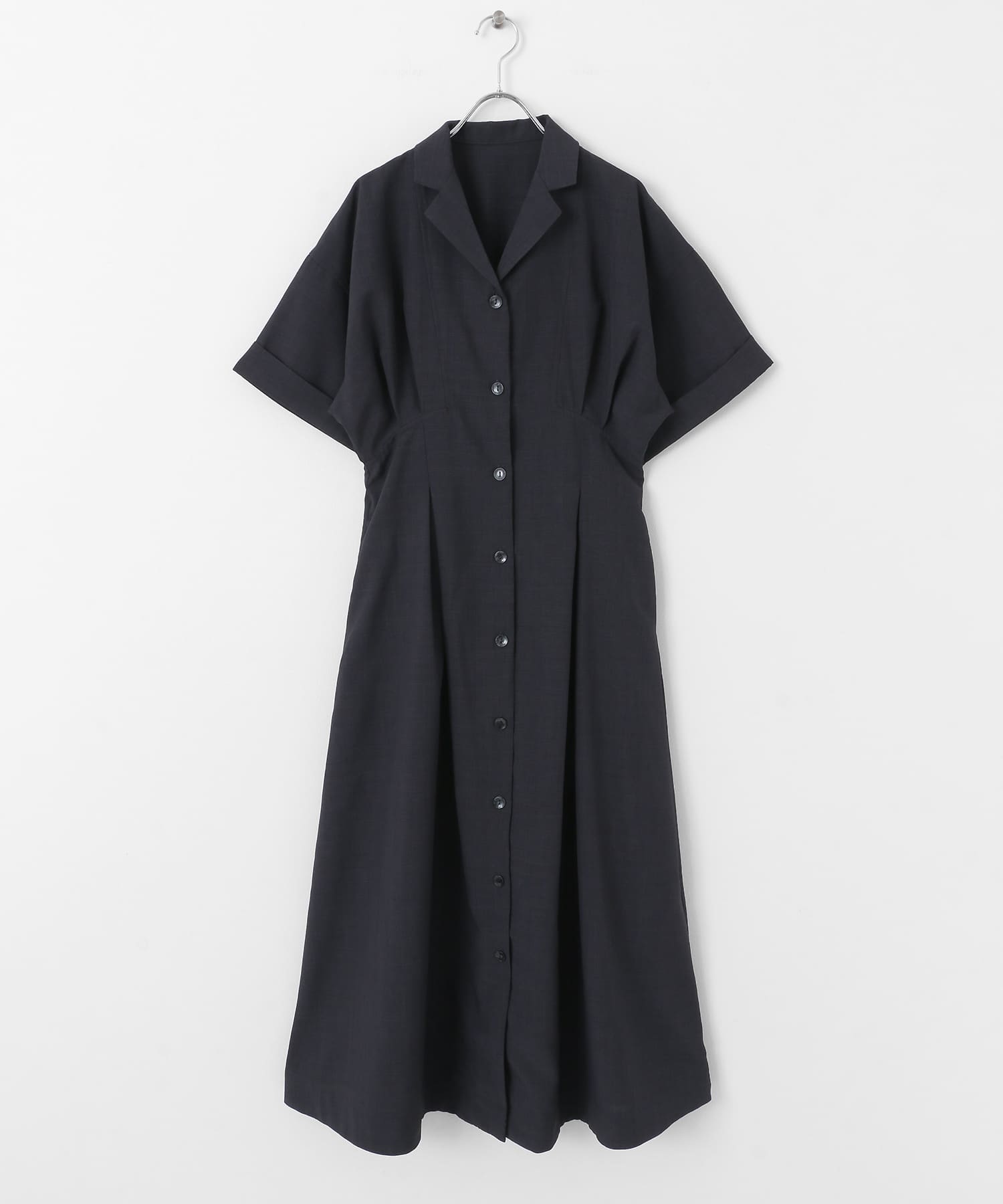 ウエストタックシャツワンピース CHARCOAL COMPACT