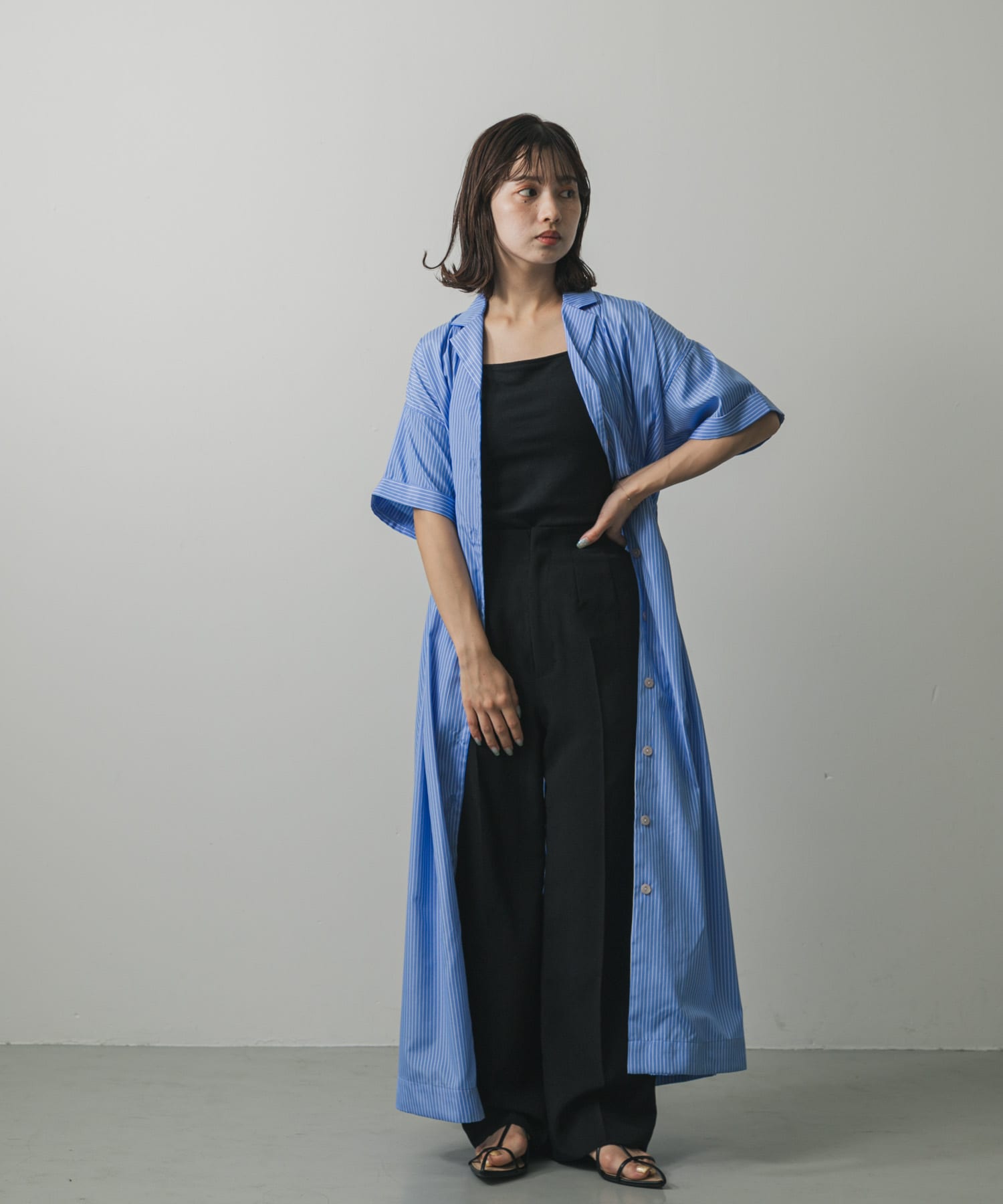 身長：158cm サイズ：one