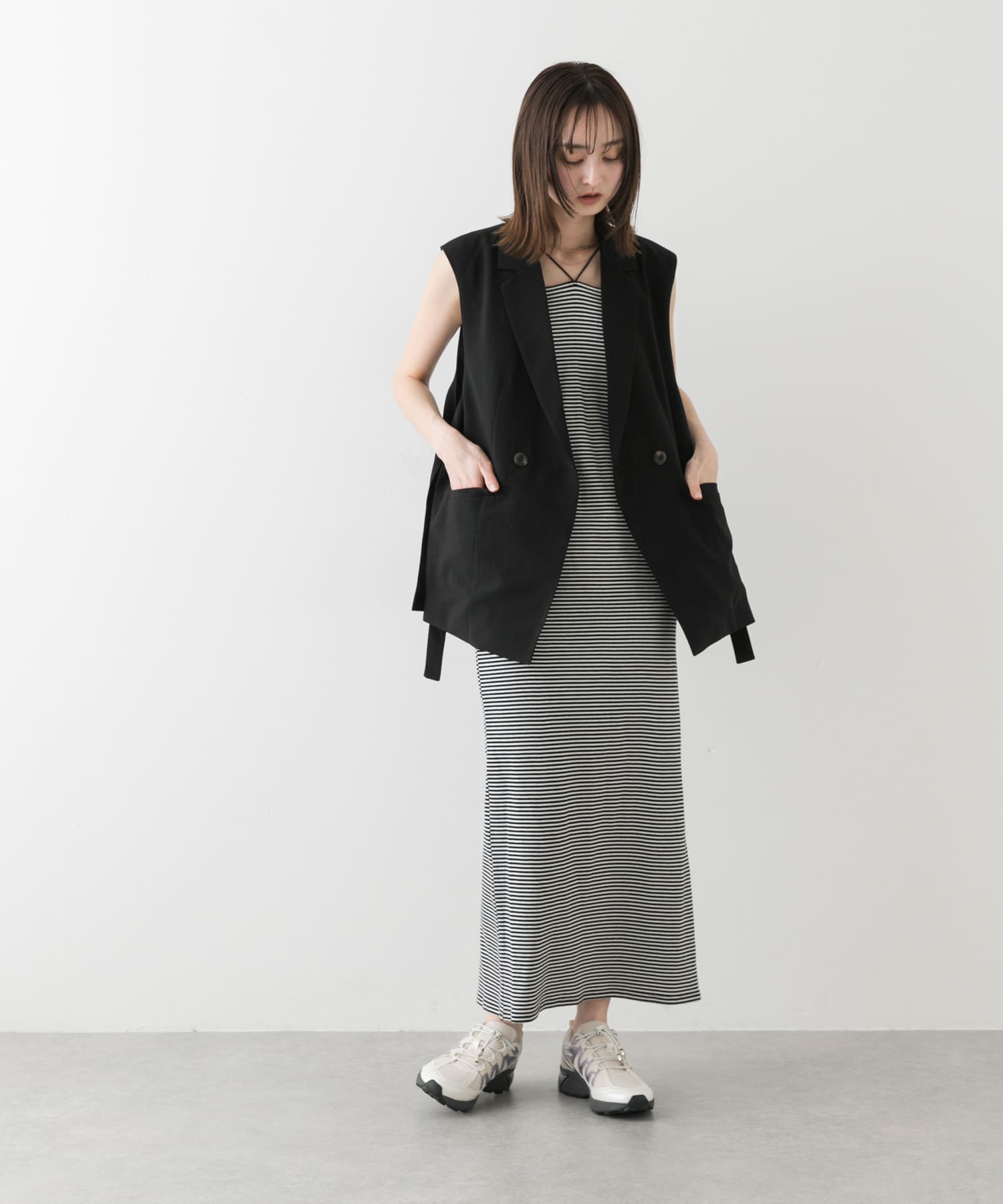 身長：169cm サイズ：one
