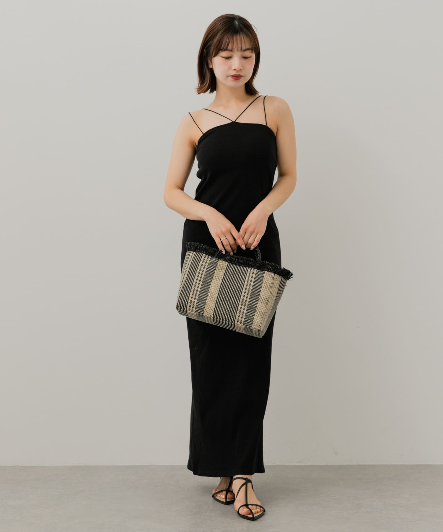 身長：158cm サイズ：one