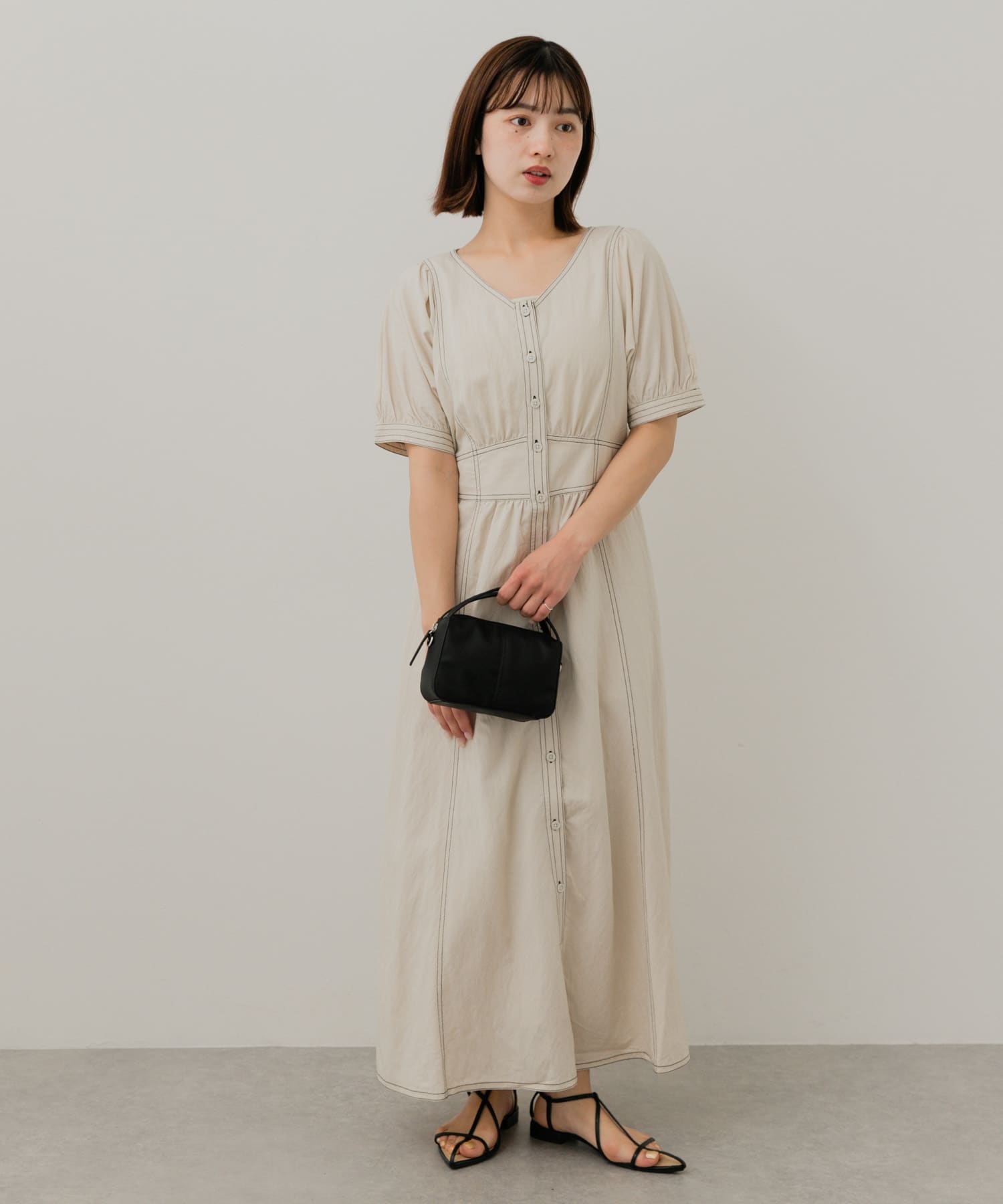 身長：158cm サイズ：one